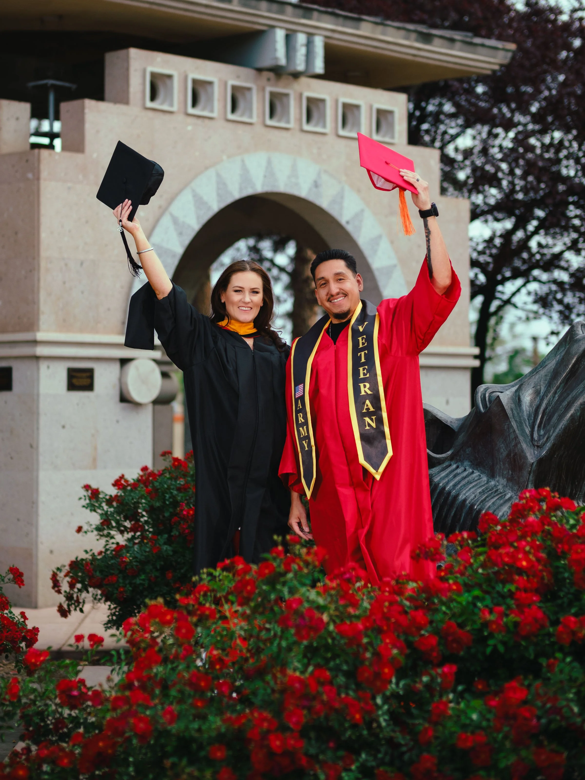 College graduation photographer Albuquerque, masters graduation portraits, UNM couples photos, UNM official photographer, UNM Maternity portraits