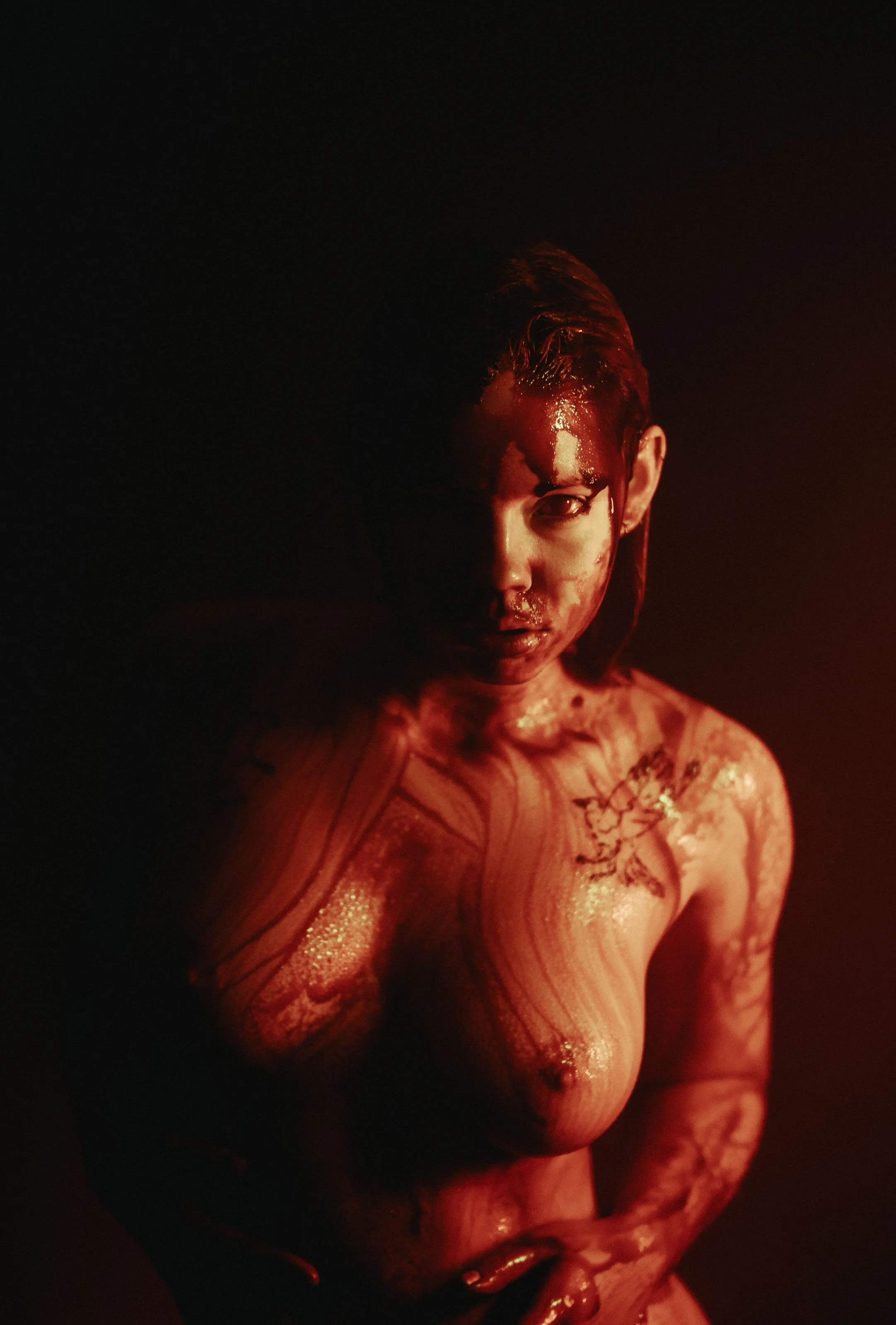 Boudoir photography in Albuquerque, spooky boudoir, Albuquerque artistic boudoir photography, studio boudoir photographer in Albuquerque, lingerie photography, moody photography