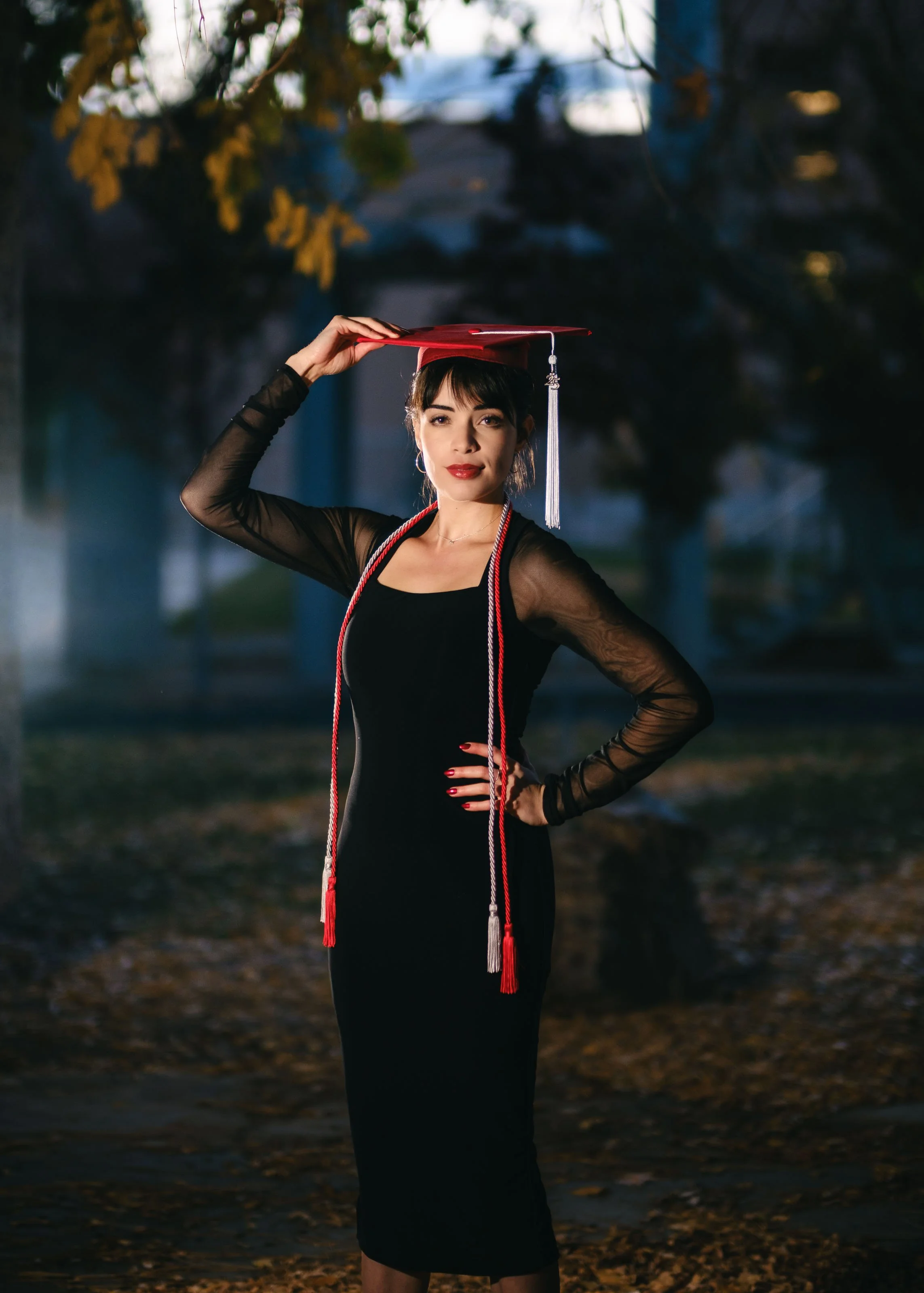 College graduation photographer Albuquerque, romantic college graduation portraits, UNM graduation photography,  Moody Graduation Photos