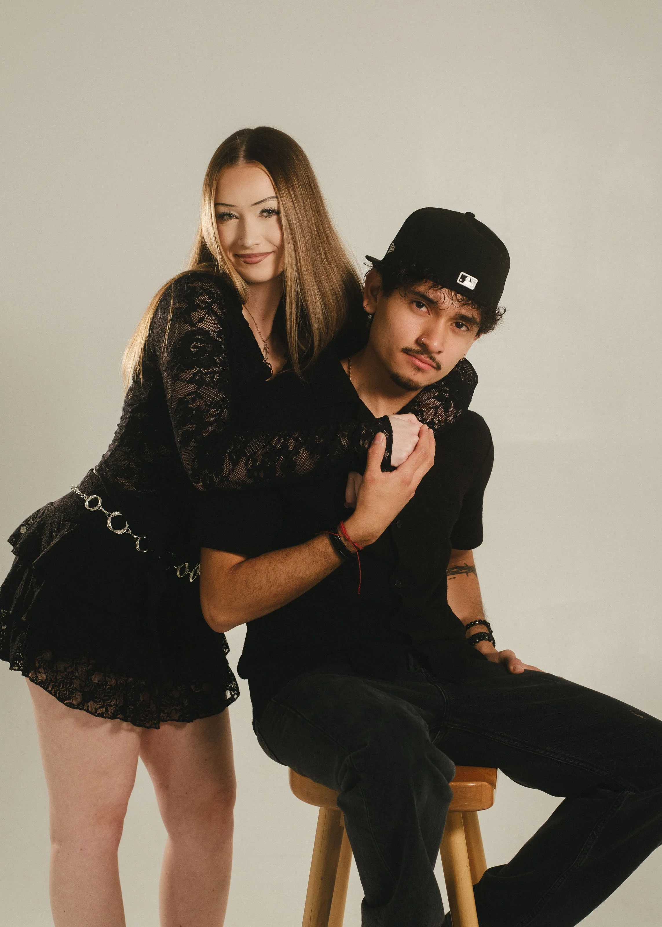 couples photography, Albuquerque couple portraits, 90s portraits, albuquerque photography, mall couples photos in Albuquerque, couples photoshoot