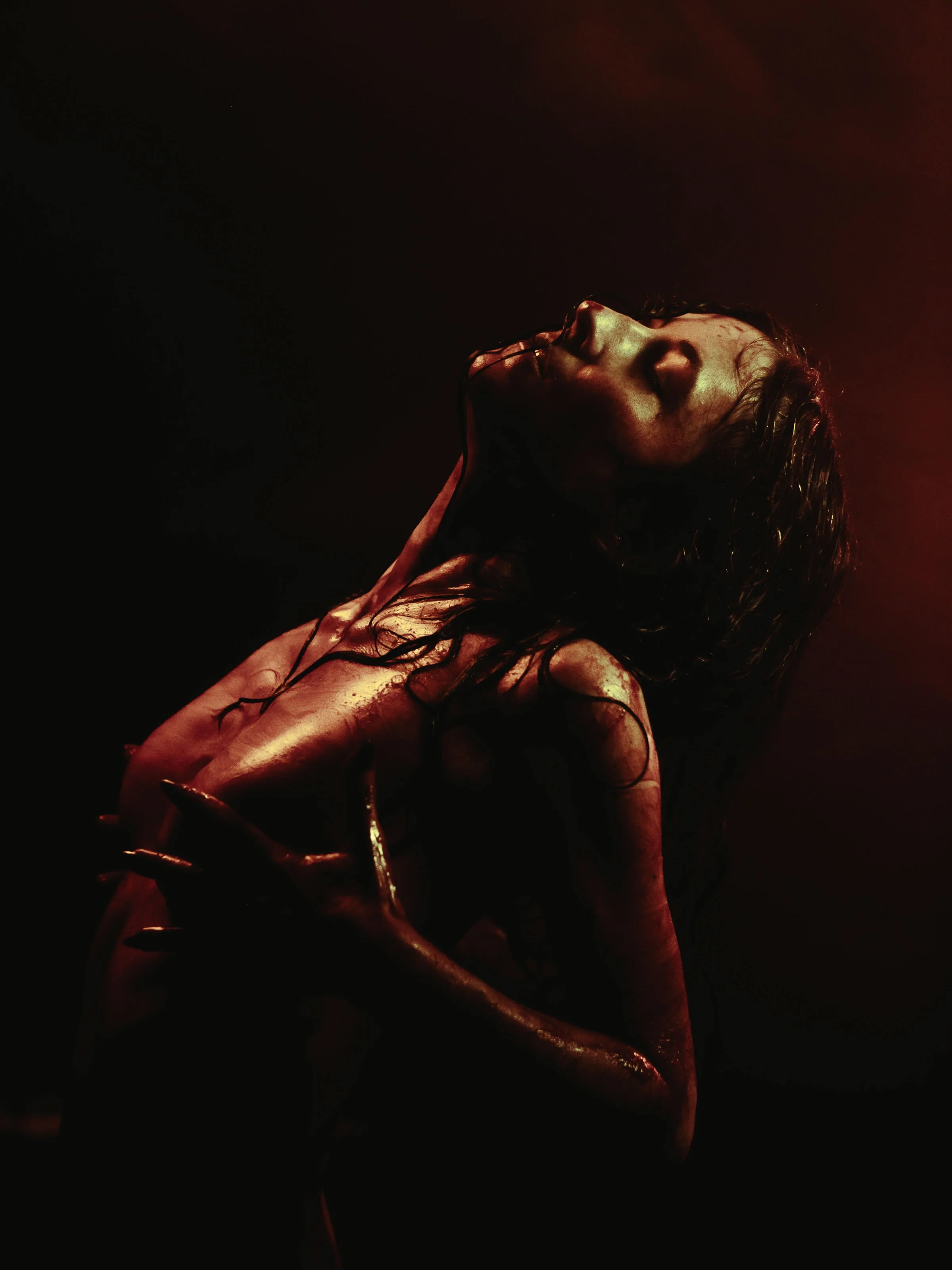 Boudoir photography in Albuquerque, spooky boudoir, Albuquerque artistic boudoir photography, studio boudoir photographer in Albuquerque, lingerie photography, moody photography