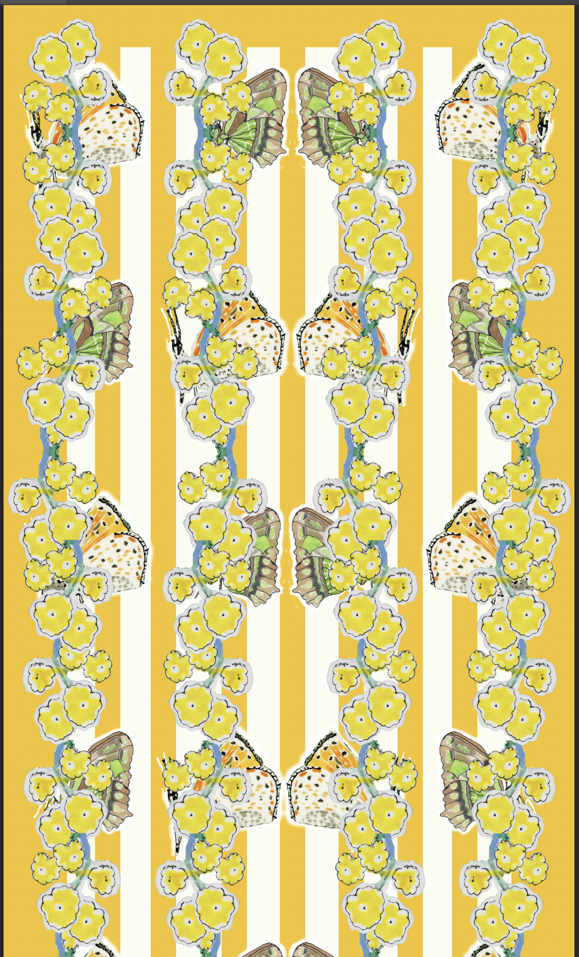 butterflies on flowers pattern.png