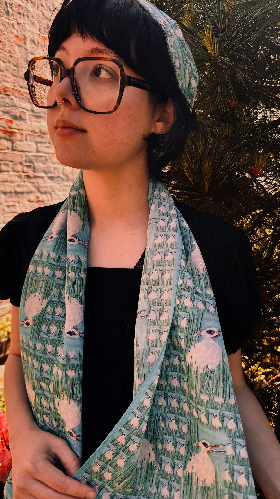 New Crane Scarf