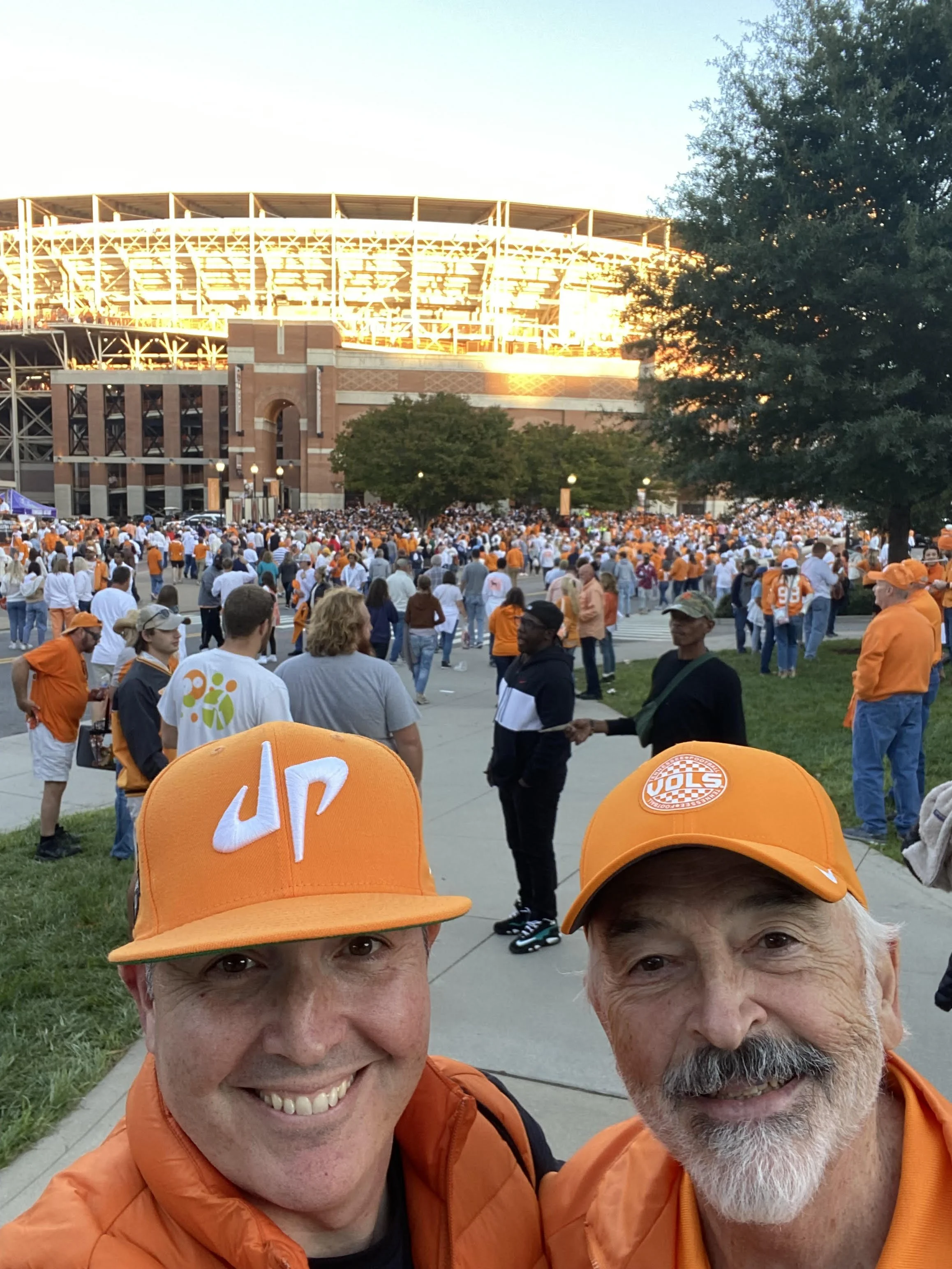  The author and his father, Joe.  