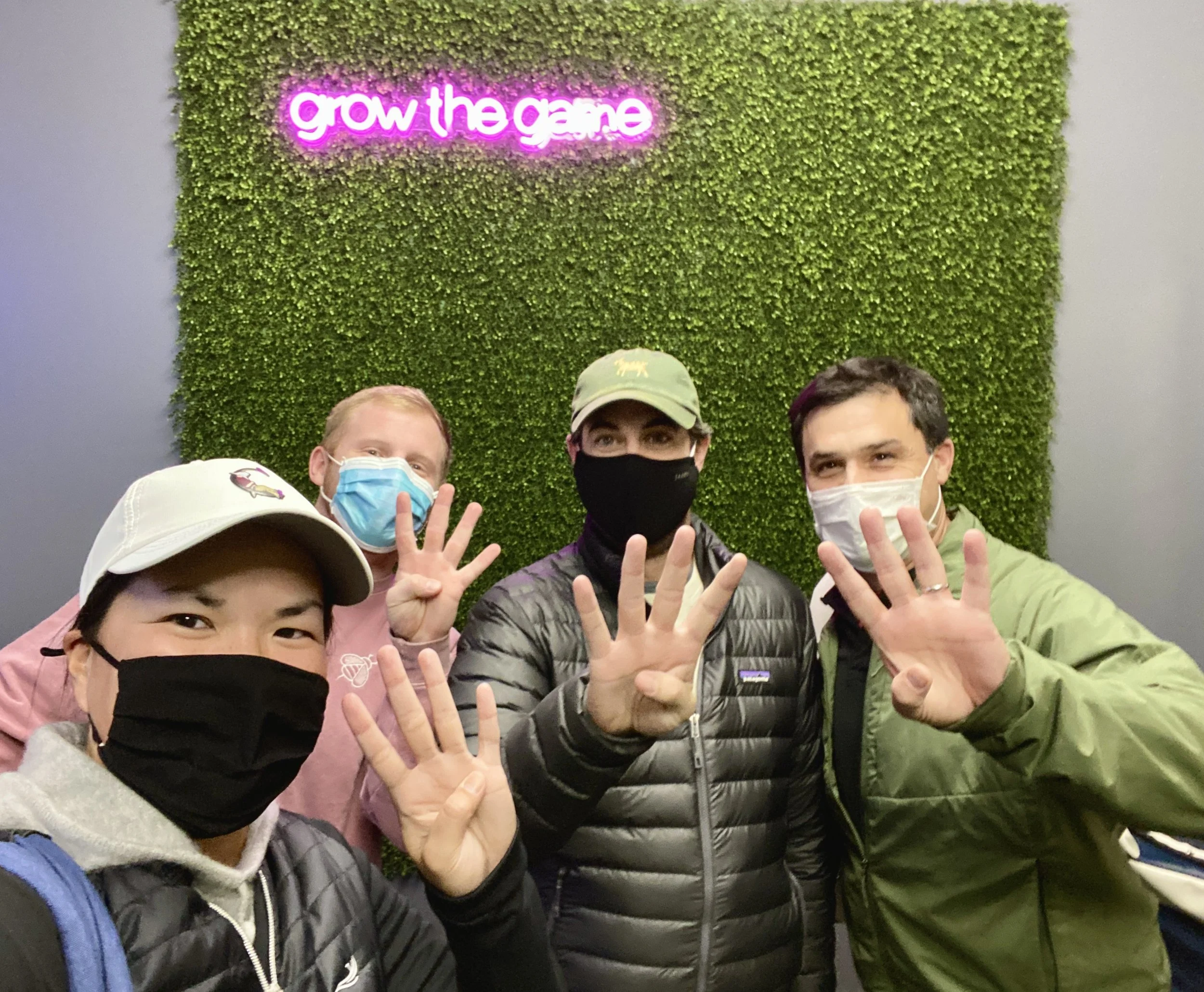   With some of my favorite pollinators after our 4th flight championship  