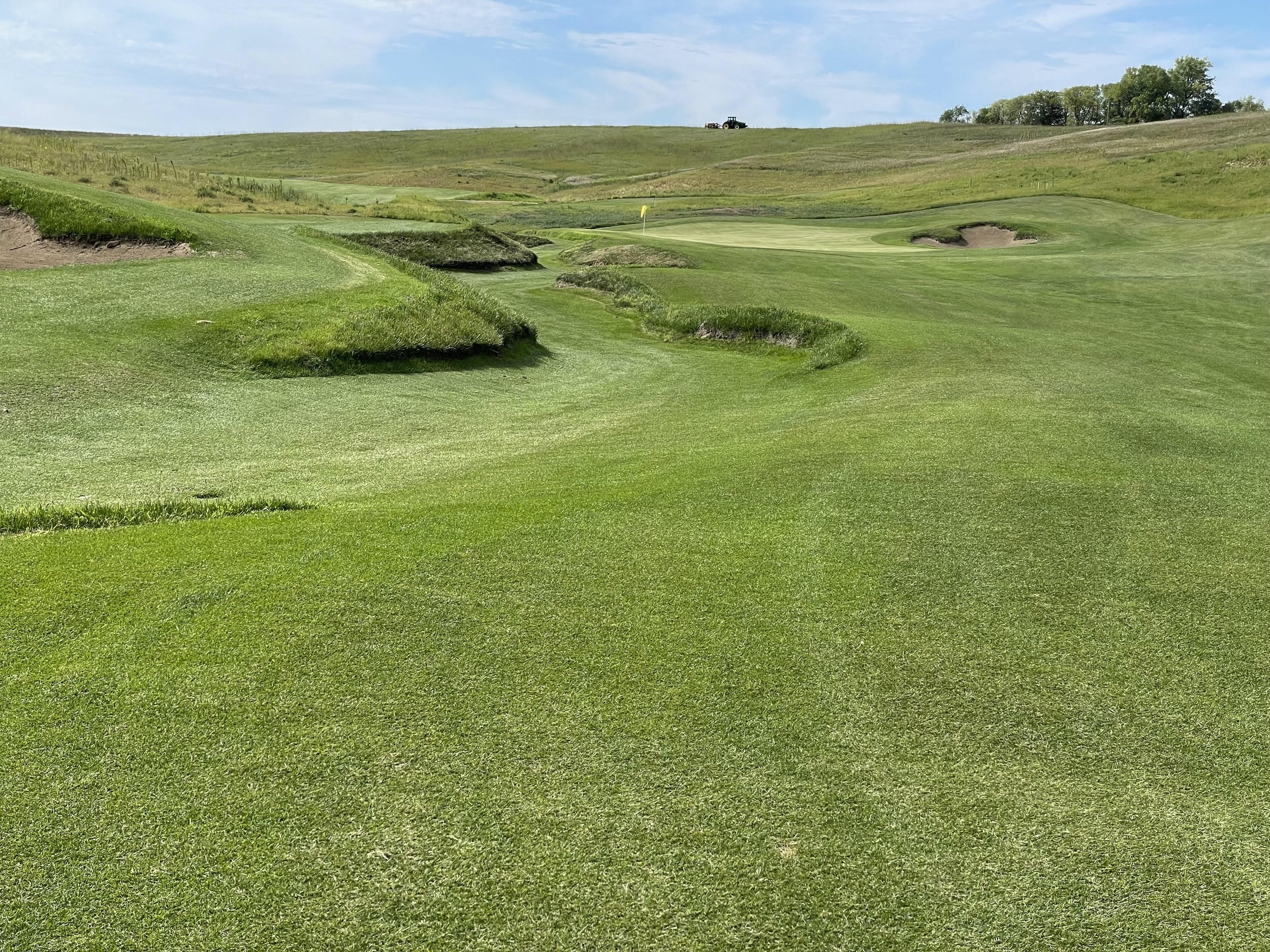   3rd hole with the barranca drainage feature.  