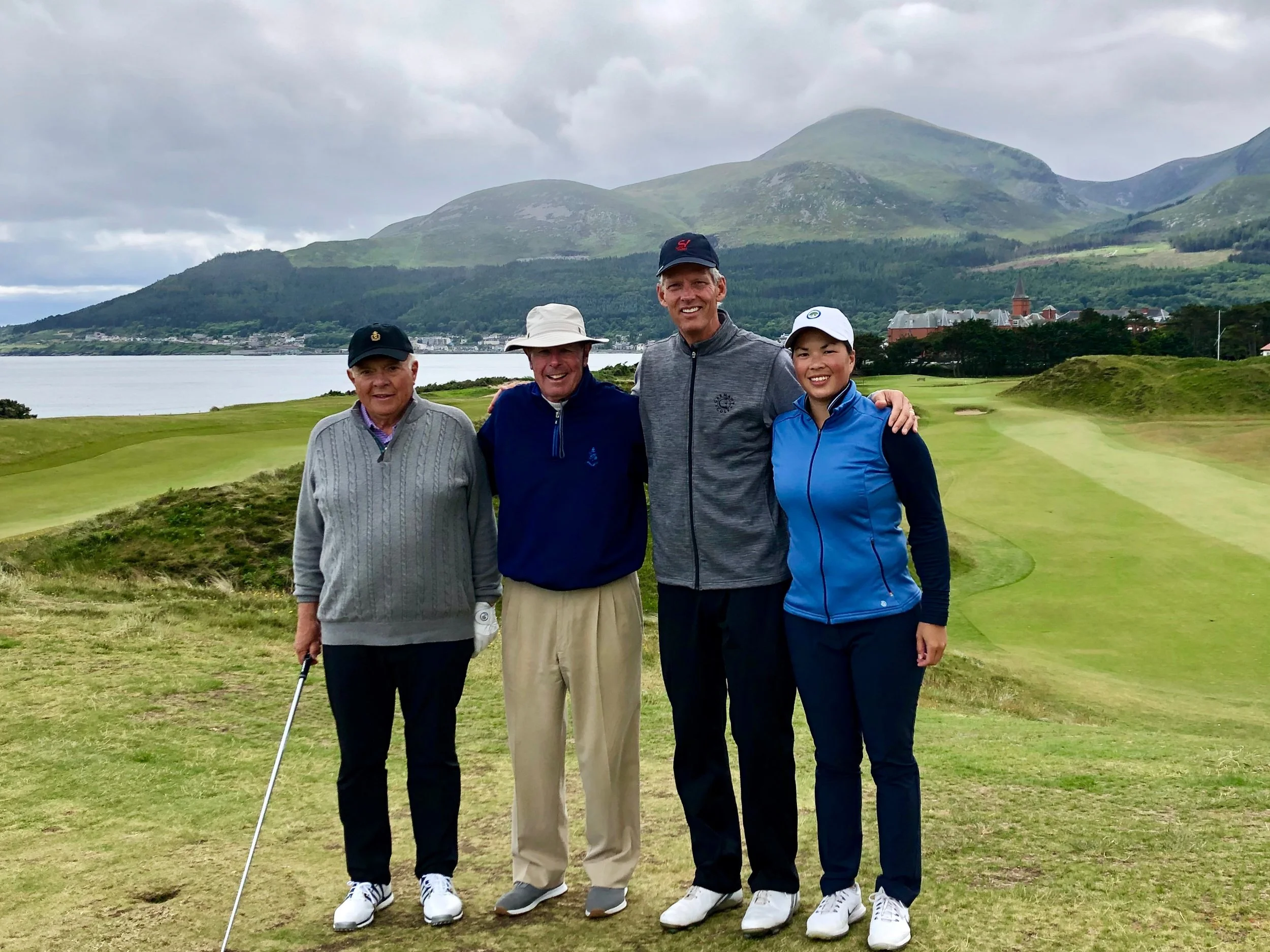  Royal County Down with a couple of my business partners and friend. 