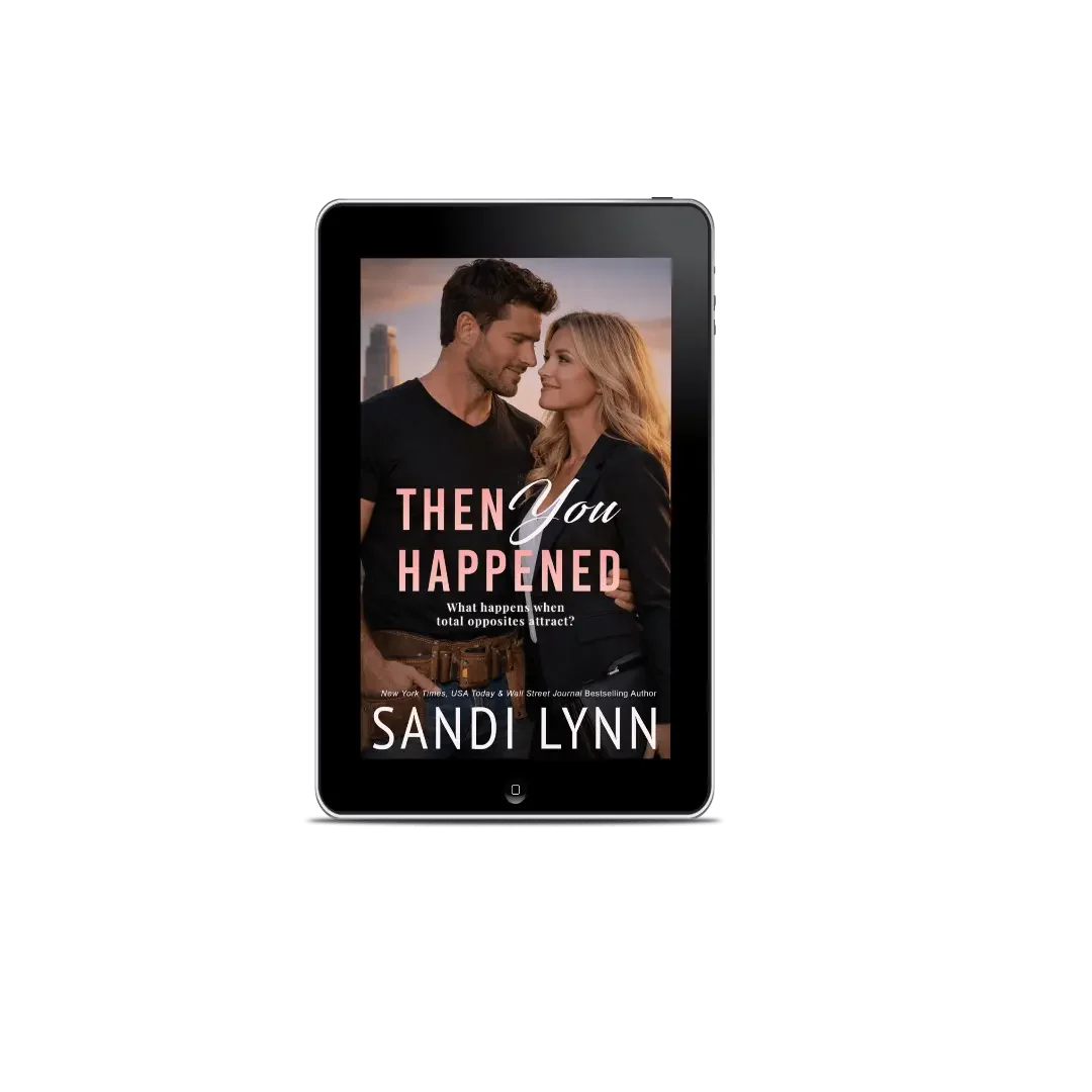 Digital cover for billionaire romance Then You Happened