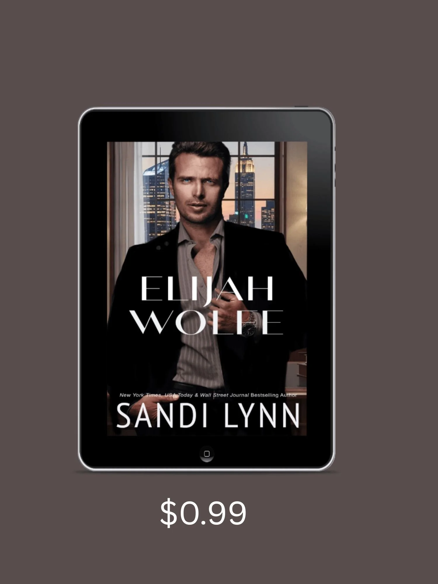 Handsome billionaire lawyer dressed in suit against NYC Background