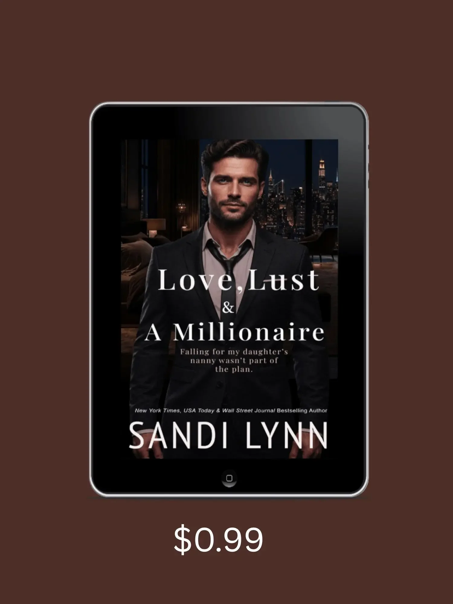 Handsome billionaire in suit