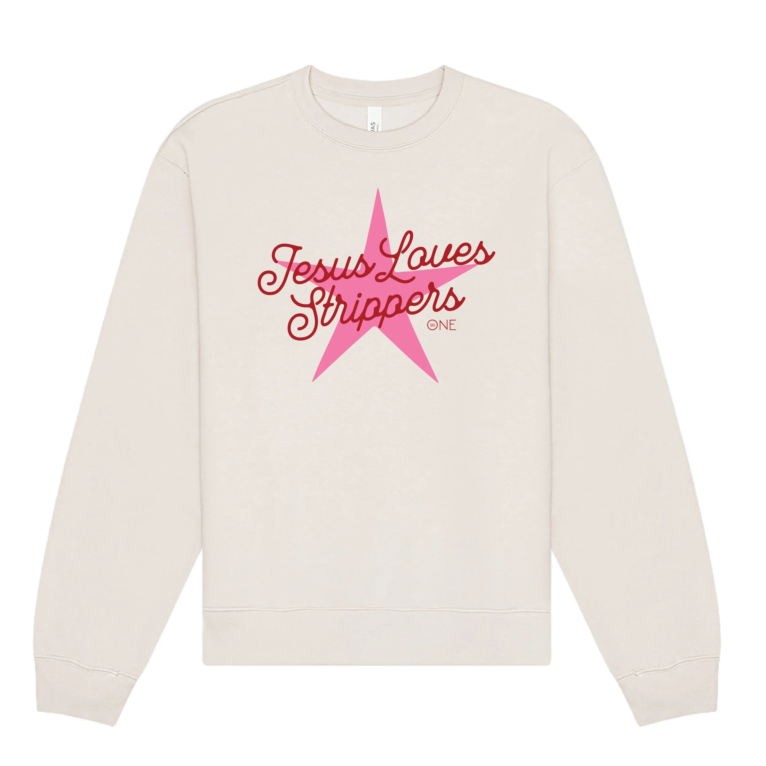Jesus Loves Strippers Heavyweight Crewneck