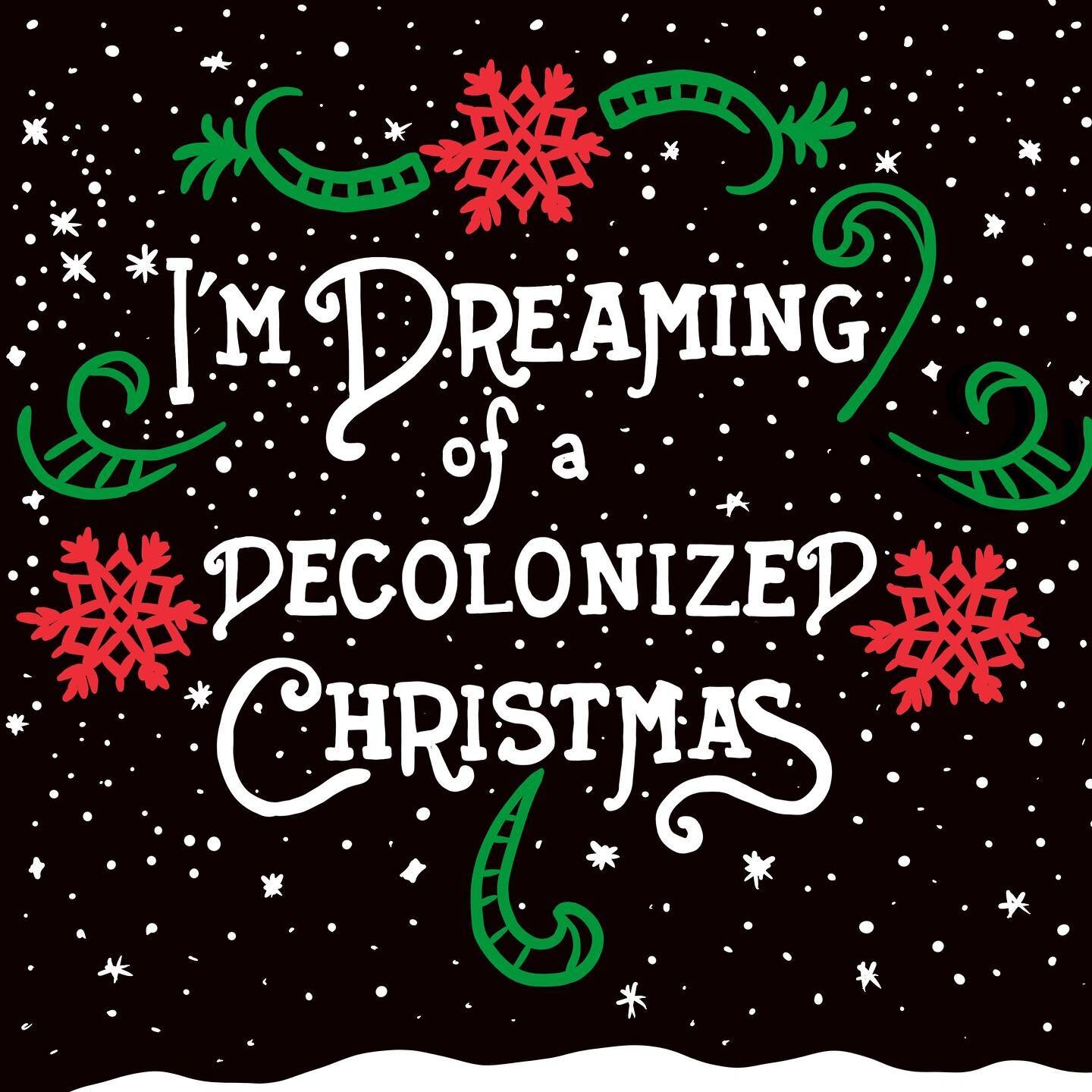 &hearts;️🤍💚🖤 Dreaming of a decolonized Christmas where the echoes of colonialism no longer fuel crises.

For me, a decolonized Christmas means celebrating each other&rsquo;s uniqueness and belief systems, fostering a world where diversity isn&rsqu