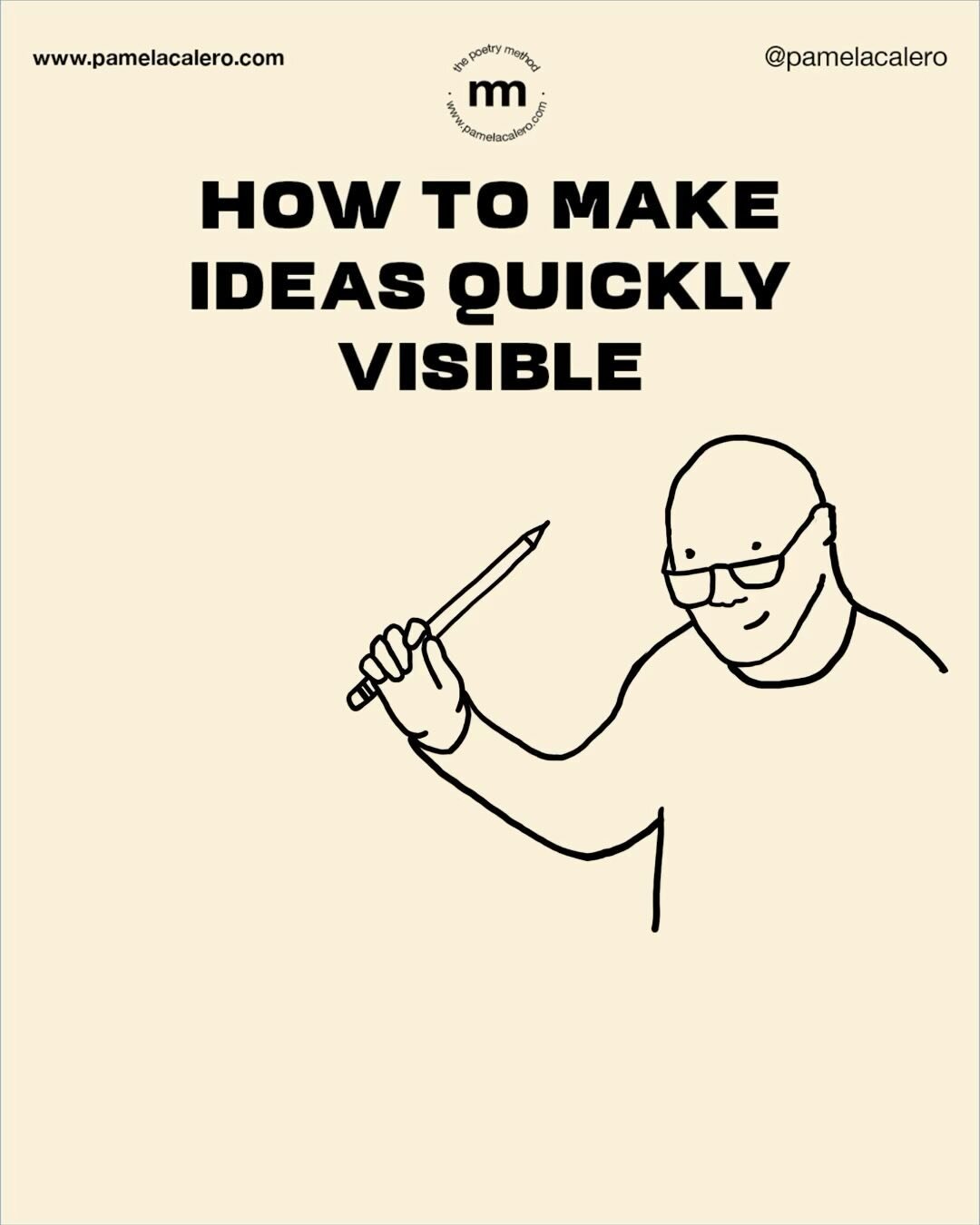 🔎👀✨ How to Make Ideas Quickly Visible (new blog post!)

In a fast-paced life, we are constantly bombarded with an overwhelming amount of information, making it challenging for any single idea to stand out and be remembered. 

Making ideas quickly v