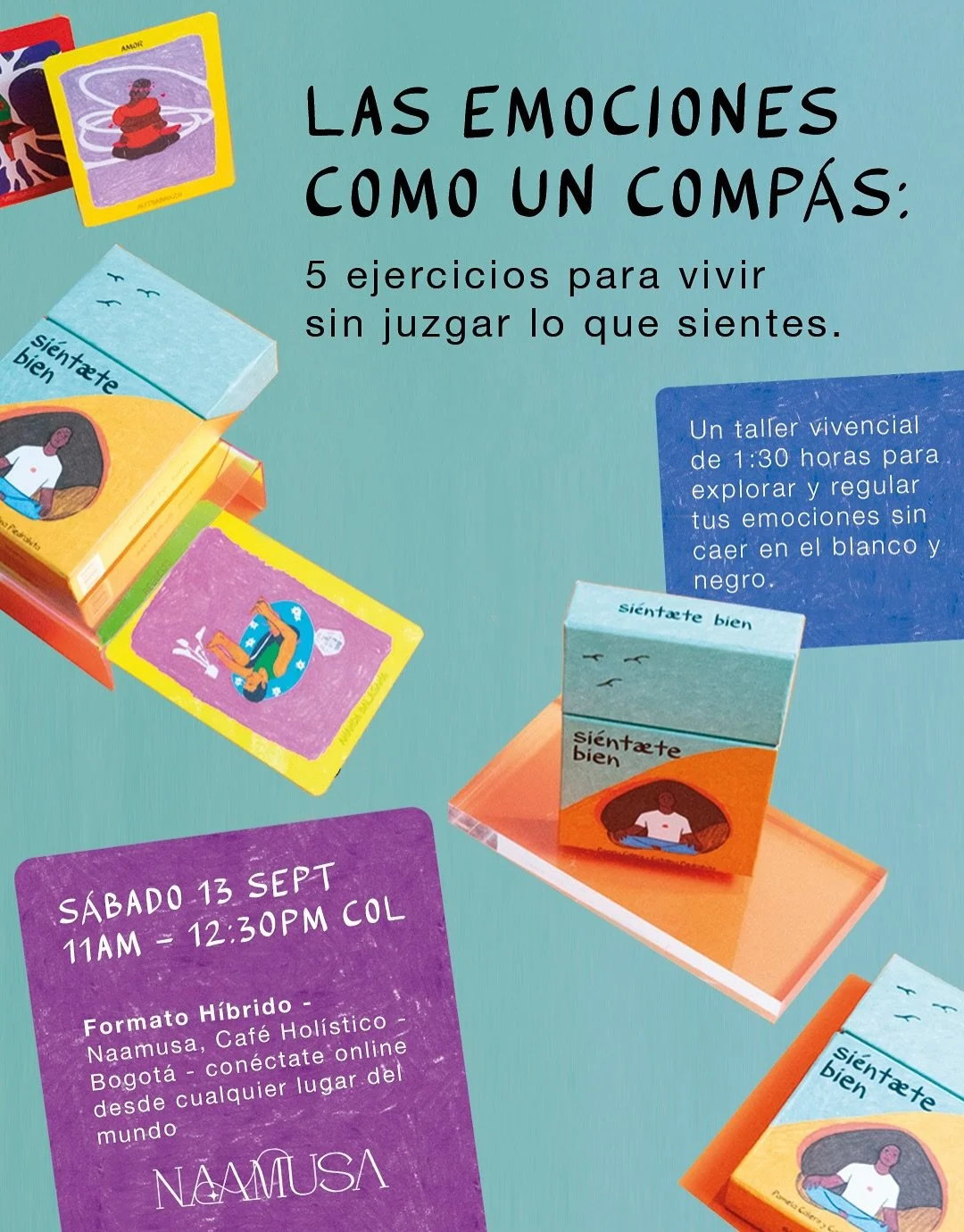 Las emociones nos gu&iacute;an pero no tienen por qu&eacute; controlarnos. Son como un comp&aacute;s que nos gu&iacute;a en la direcci&oacute;n correcta para limpiar lo que nos da&ntilde;a y aprender en el camino, incorporando todas nuestras fortalez