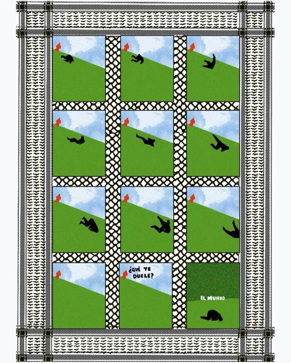 Este fin de semana podr&aacute;n encontrar mi p&oacute;ster junto a los 380 carteles participantes de @postersxgazabyadgfad en el @dissenymarketbcn , una acci&oacute;n solidaria creada por profesionales de todo el mundo para recaudar fondos destinado