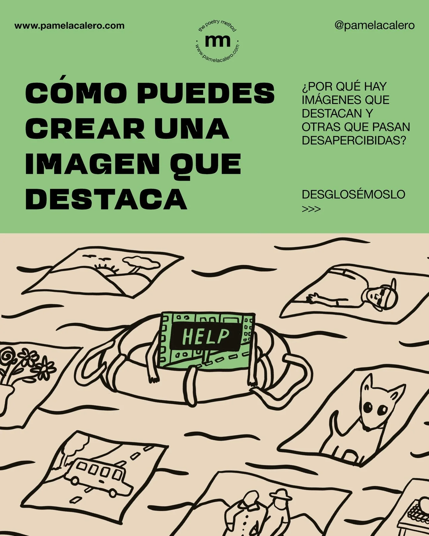 En el mar infinito de im&aacute;genes donde todo compite por nuestra atenci&oacute;n: &iquest;c&oacute;mo haces que la tuya destaque?

Este es mi m&eacute;todo para crear im&aacute;genes que conectan, emocionan y destacan.

&iquest;Tus im&aacute;gene