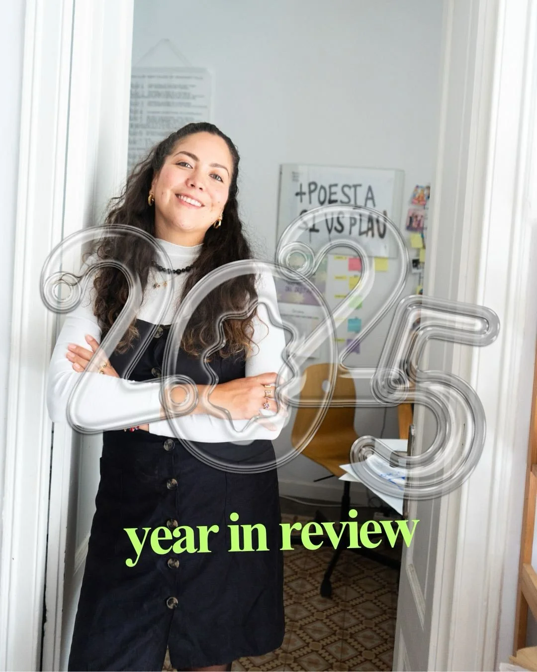 Gracias, 2025.

Gracias a todas las personas que confiaron en mi trabajo y a quienes compartieron risas, procesos y caminos conmigo.

Cabe decir que en este review no est&aacute;n los pitches, ni las frustraciones, ni las noches largas. Tampoco los e