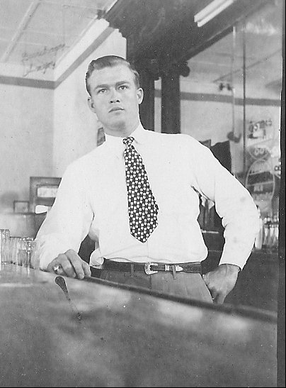 Porter behind the bar 1952.JPEG