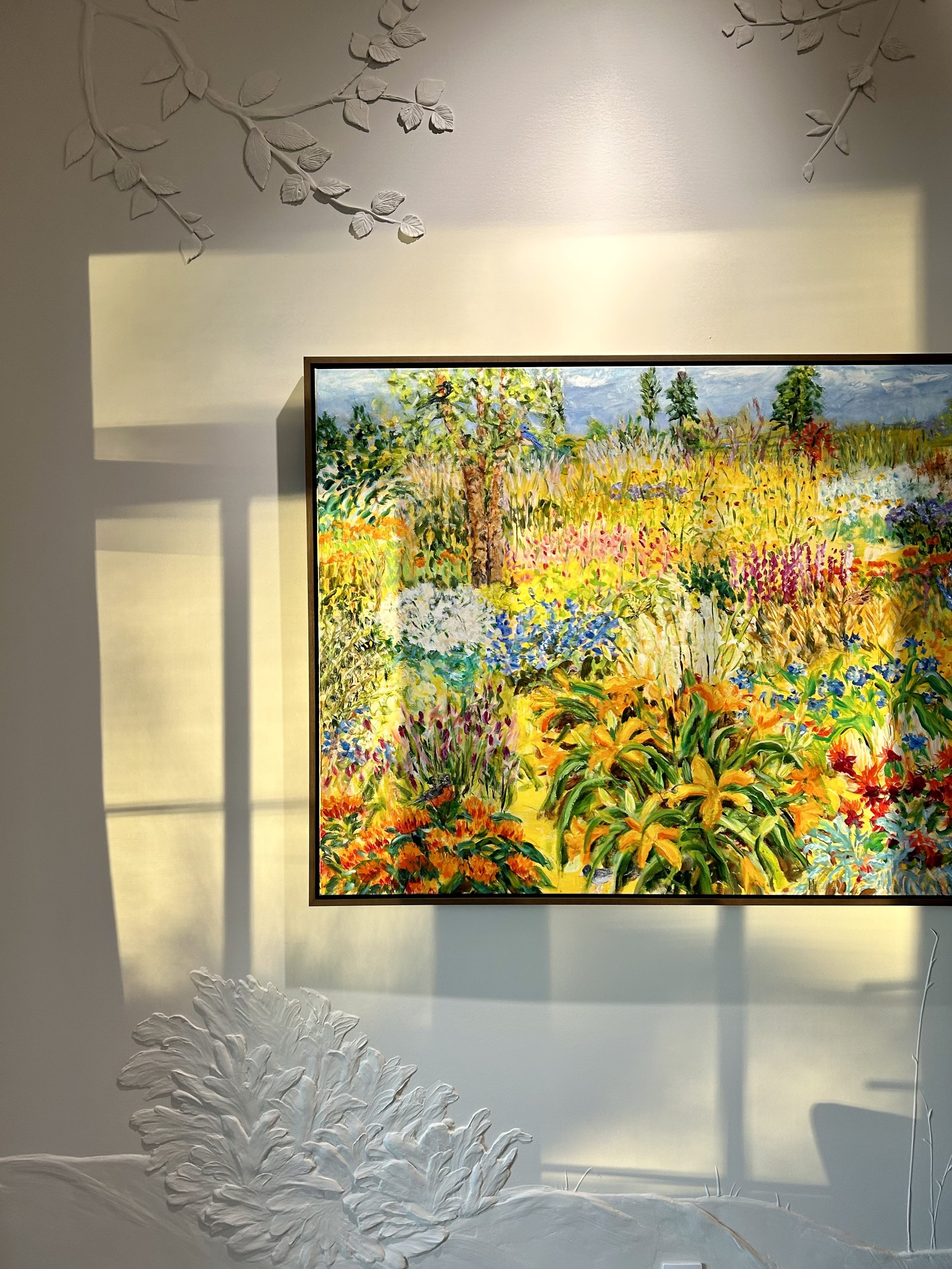 Living room: Commissioned artwork