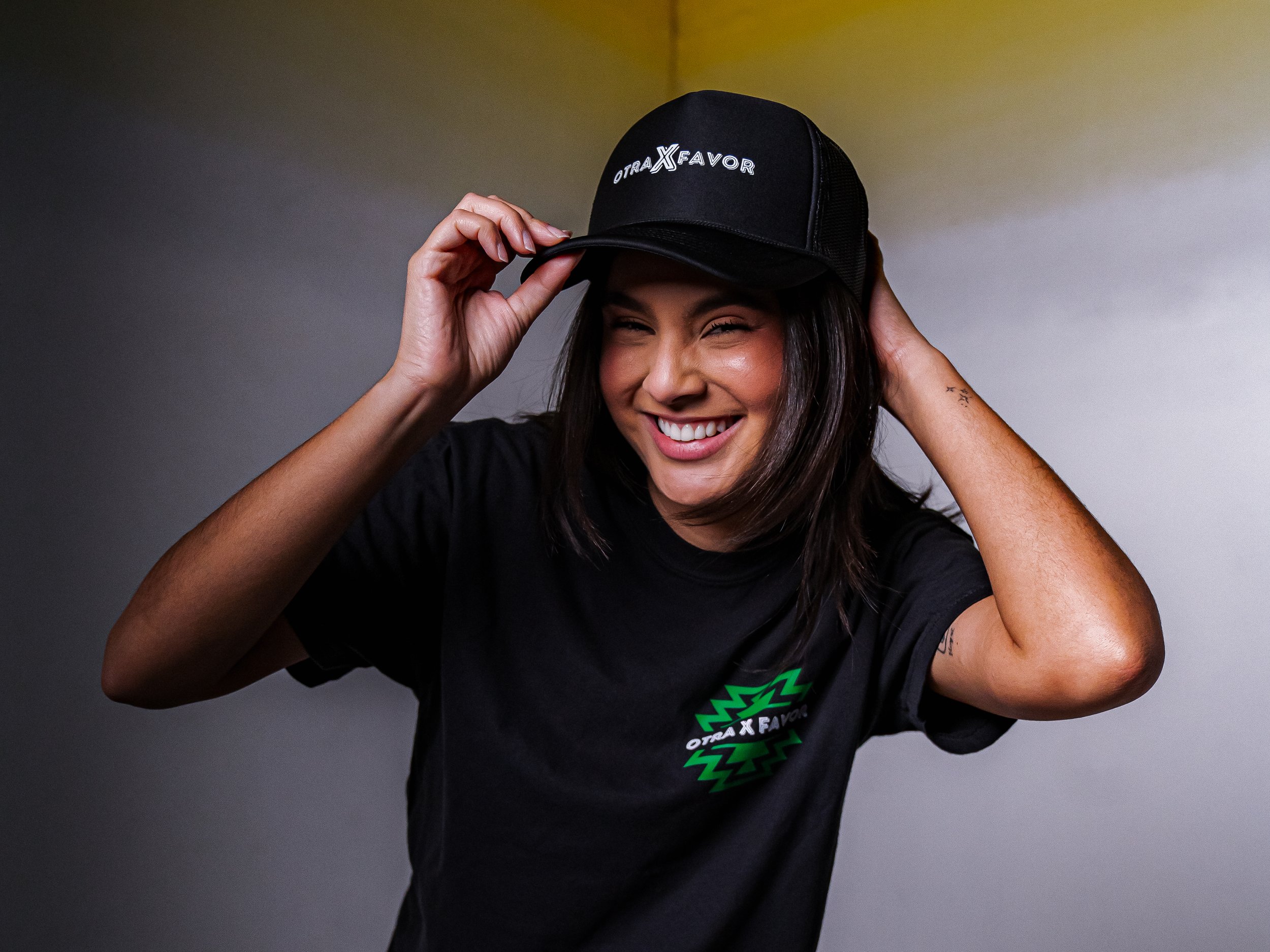 Otra X Favor Trucker Hat Word