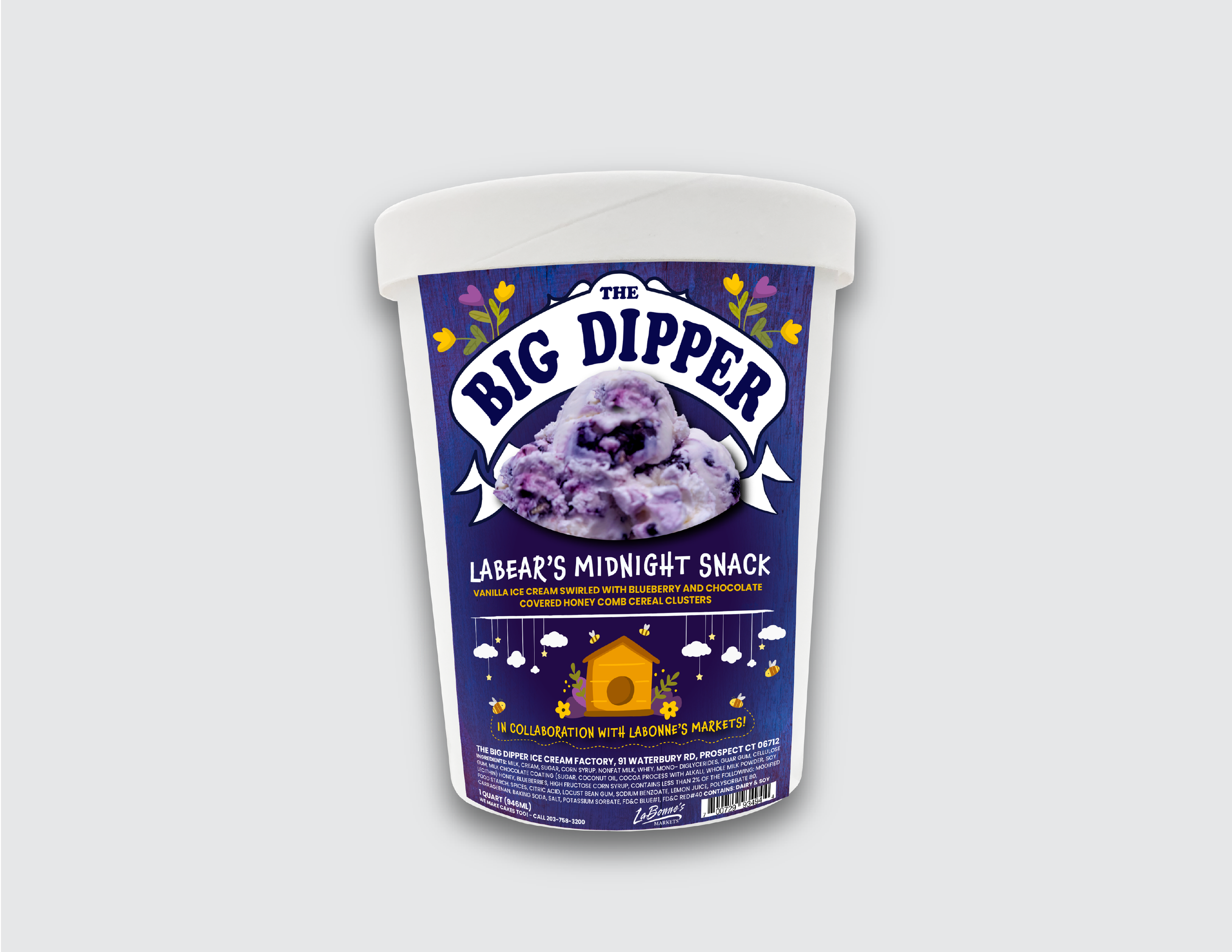 Ice Cream Label Design