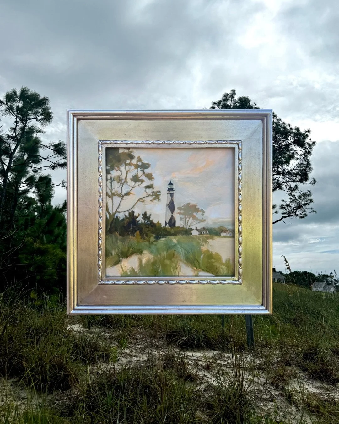 New paintings dropped off at @thebeauforthistoricsite while we were at the beach in beautiful Emerald Isle, NC 🏖️

&ldquo;Cape Lookout&rdquo;
12x12
Oil on panel
Available 

&ldquo;Sailboat Study&rdquo;
5x5
Oil on wood panel
Available 

Make a trip t