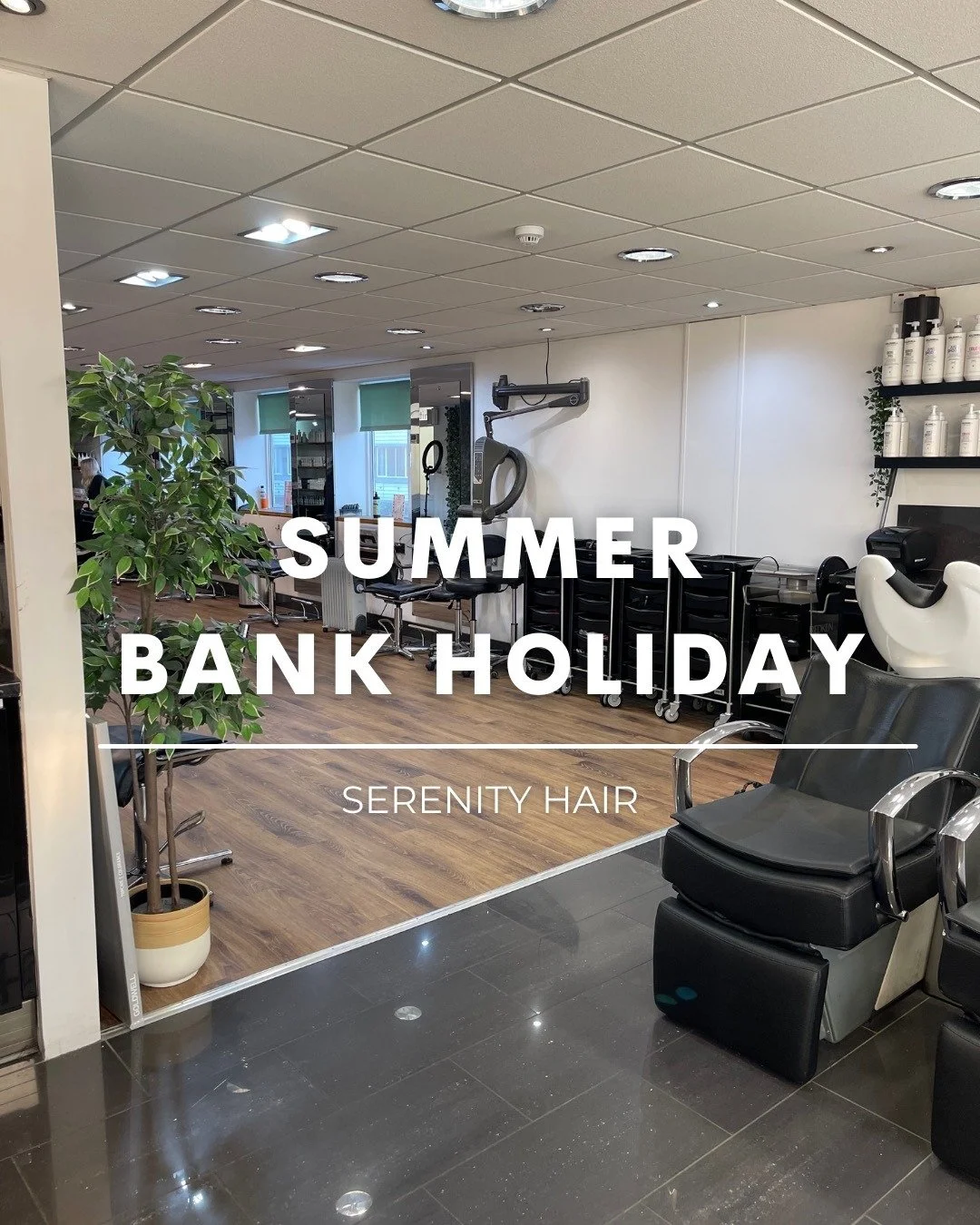 SUMMER BANK HOLIDAY☀️
The salon will be closed on the 26th for the bank holiday. Take some time to relax and enjoy!
