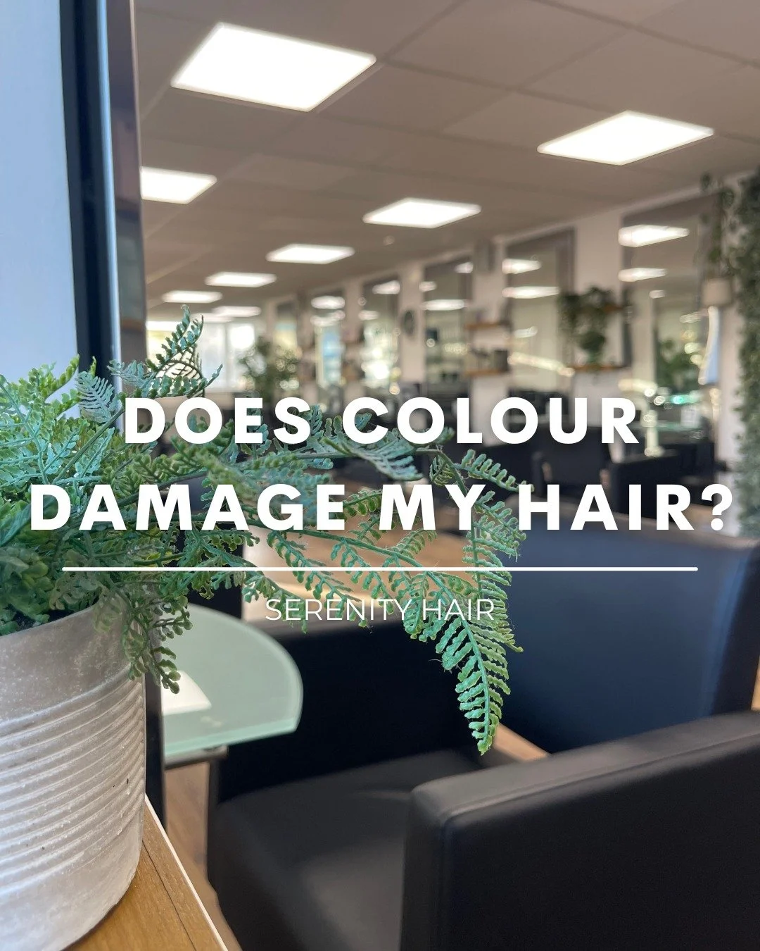 DOES COLOUR DAMAGE MY HAIR? 🙋&zwj;♀️

Not if it&rsquo;s done right! Hair colour works by opening the cuticle so pigment can enter. 
This can make hair feel a little drier if not properly cared for, but with the right salon treatment and home routine