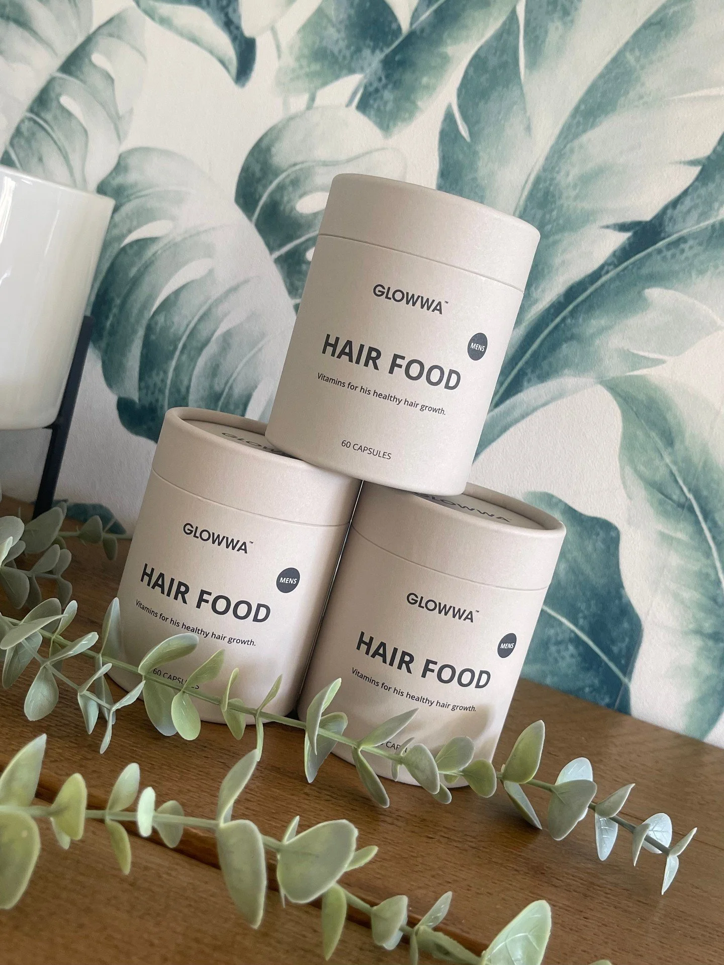 GLOWWA HAIR FOOD MENS🤎

HAIR FOOD | MENS is your all-in-one supplement for stronger, fuller hair. Expertly formulated with natural bioactive ingredients to support hair health and overall wellbeing for men.

KEY INGREDIENTS:
Powered by Saw Palmetto 