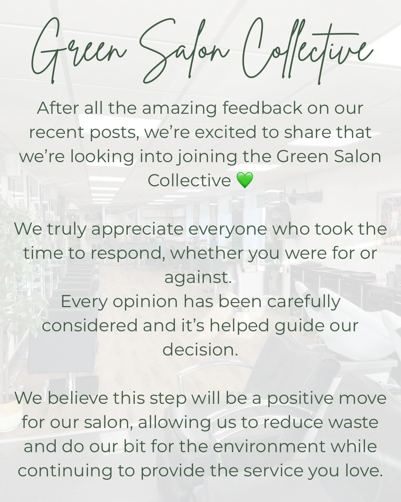 GREEN SALON COLLECTIVE🌿