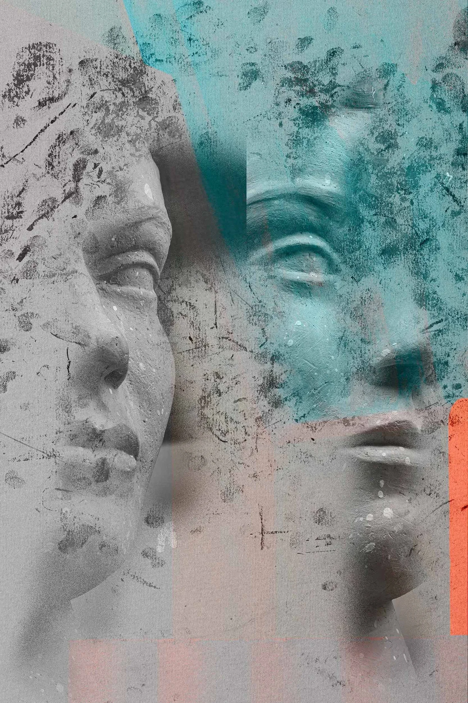 Brett Cody Rogers, Proposal for the Lost Head of Nína Sæmundsson 4, 2021, archival pigment print on Canson Arches 88 paper, image size 17x11.375 in, paper size 19x13 in, edition of 5, 2 AP, 1 NFT