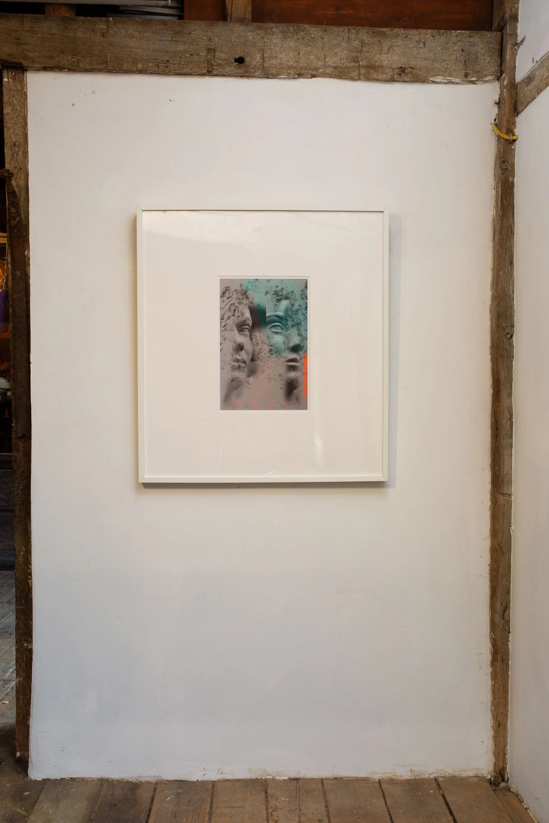 Brett Cody Rogers, Proposal for the Lost Head of Nína Sæmundsson 4, 2021, archival pigment print on Canson Arches 88 paper, image size 17x11.375 in, paper size 19x13 in, frame size 32.5x35.75 in, edition of 5, 2 AP, 1 NFT 