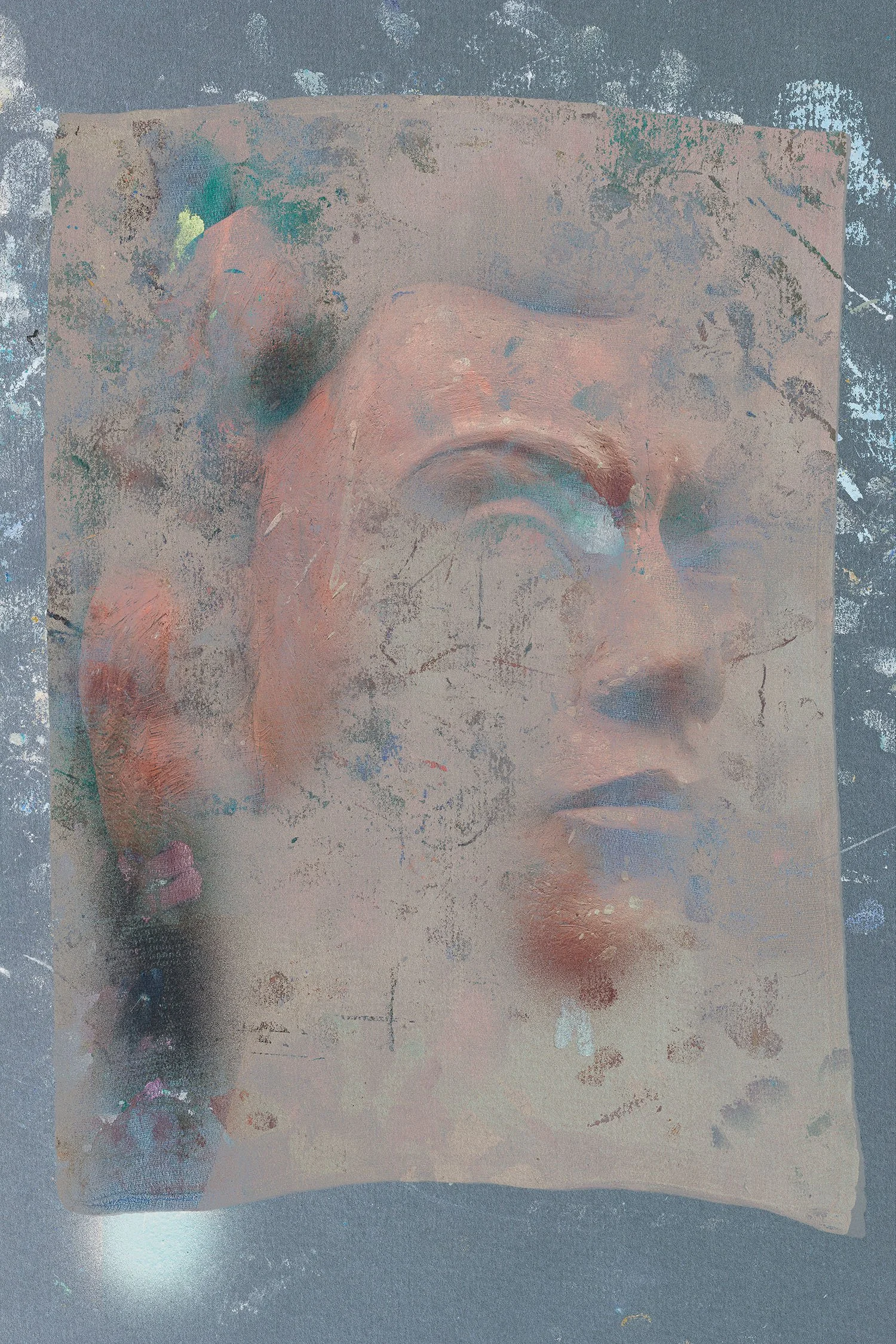 Proposal for the Lost Head of Nína Sæmundsson 7, 2021, archival pigment print on Canson Arches 88 paper, image size 17x11.375 in, paper size 19x13 in, edition of 5, 2 AP 
