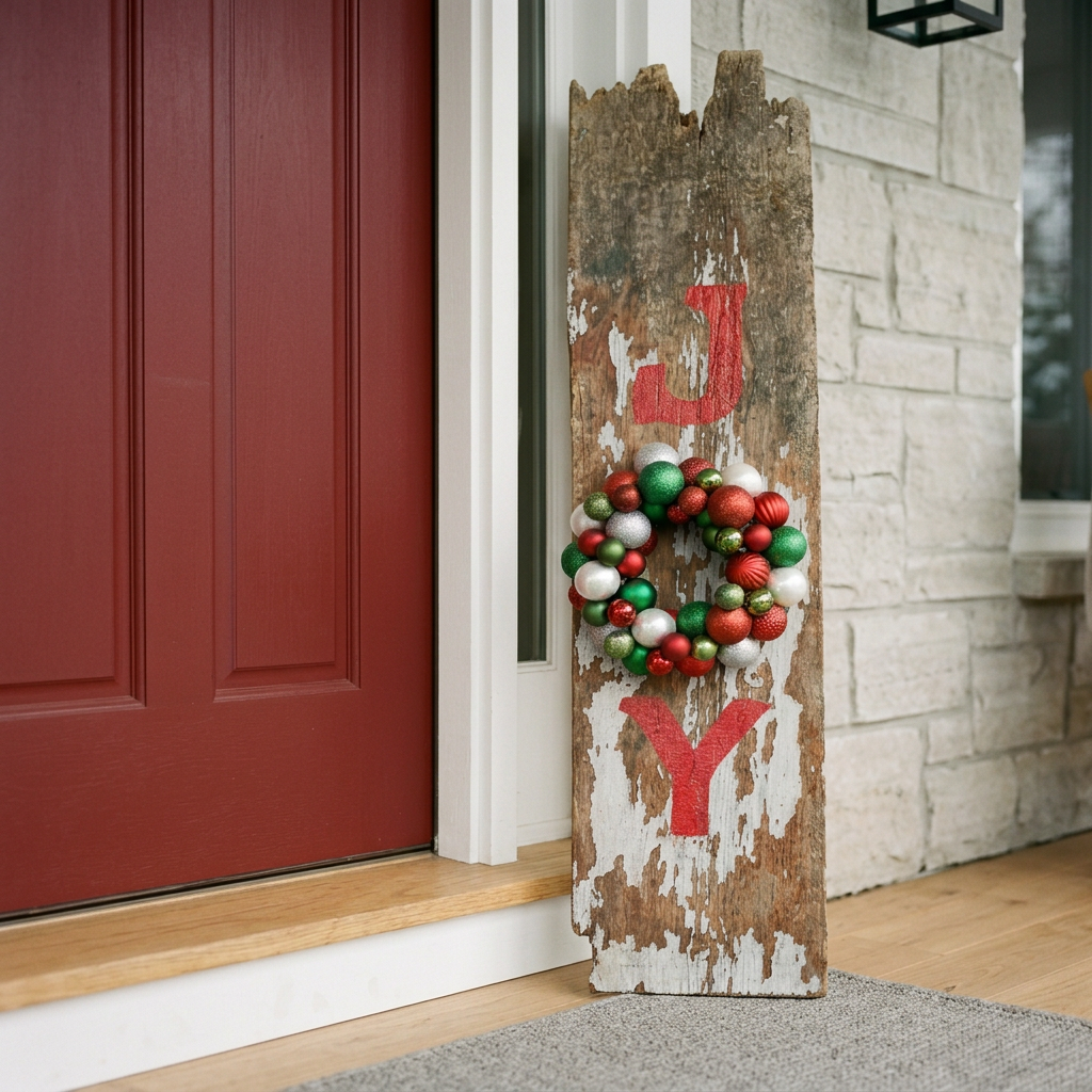 Holiday "JOY" Porch Sign