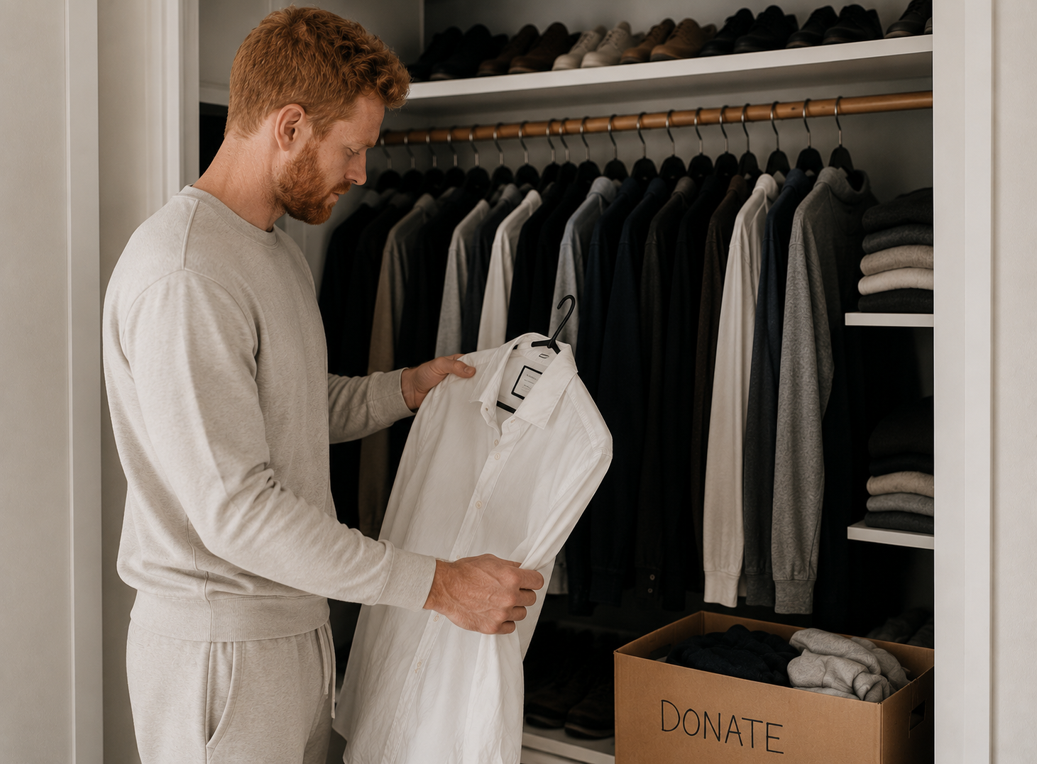 How Men Can Declutter Their Closet and End the ‘Nothing to Wear’ Struggle