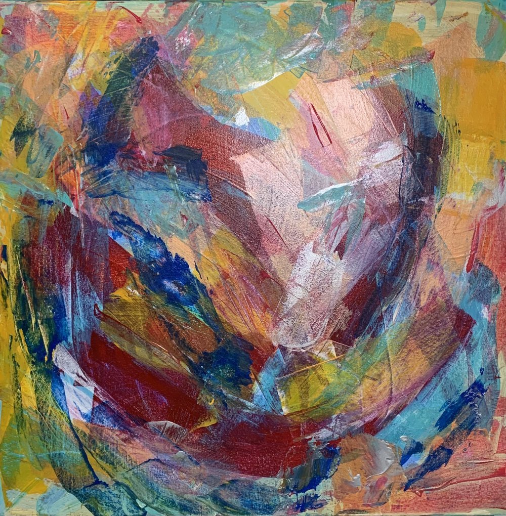 Mutation, acrylic on canvas, 24 x 24"