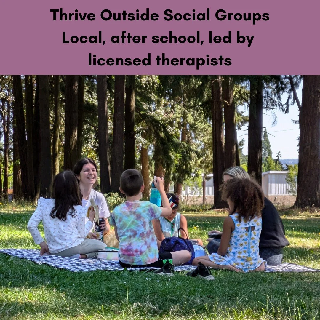 Tualatin, Beaverton, and Milwaukie in SE Portland! Join us this fall for some of our best offerings for neurodivergent kids! Our groups are small and led by therapists, which means your child gets a therapeutic environment out in nature to connect wi
