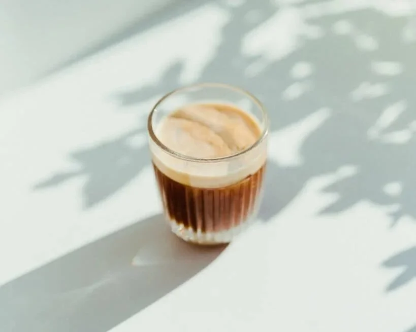 Cortadito — $4.50 — María Fernanda often meets with clients over coffee to discuss a project's early stage. Since artists are often paid invoice to invoice, getting a coffee for every initial meeting adds up. This is not a need, however coffee does c