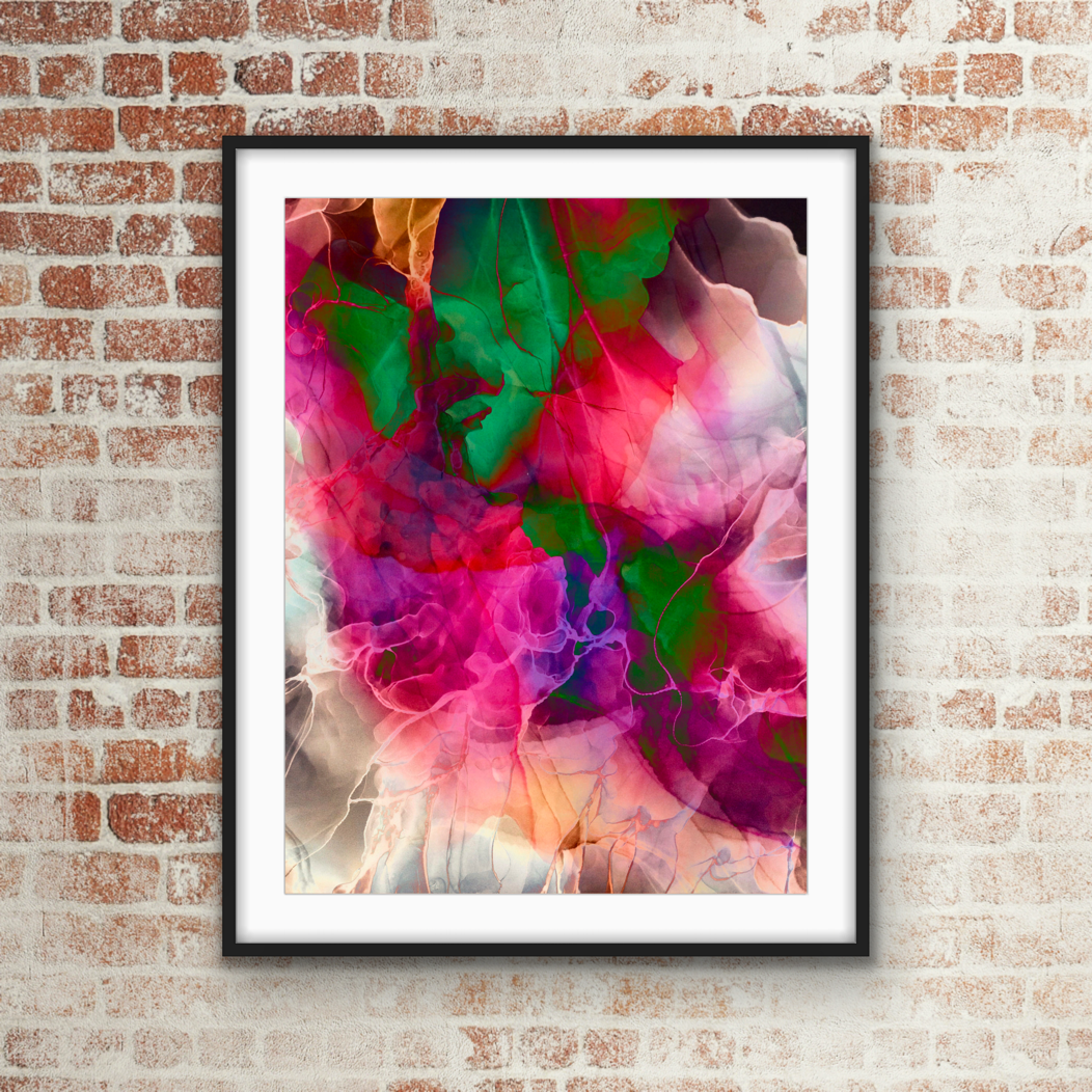 Abalone Fuschia - Print