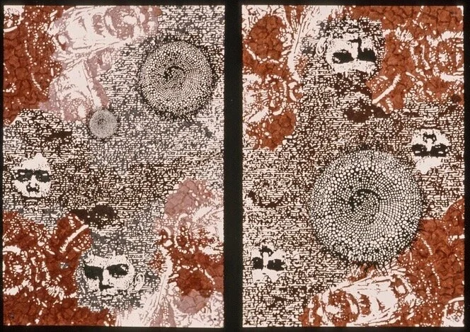 Quarry, 1995Ink and cel vinyl ink on paper50 x 38 inches, each