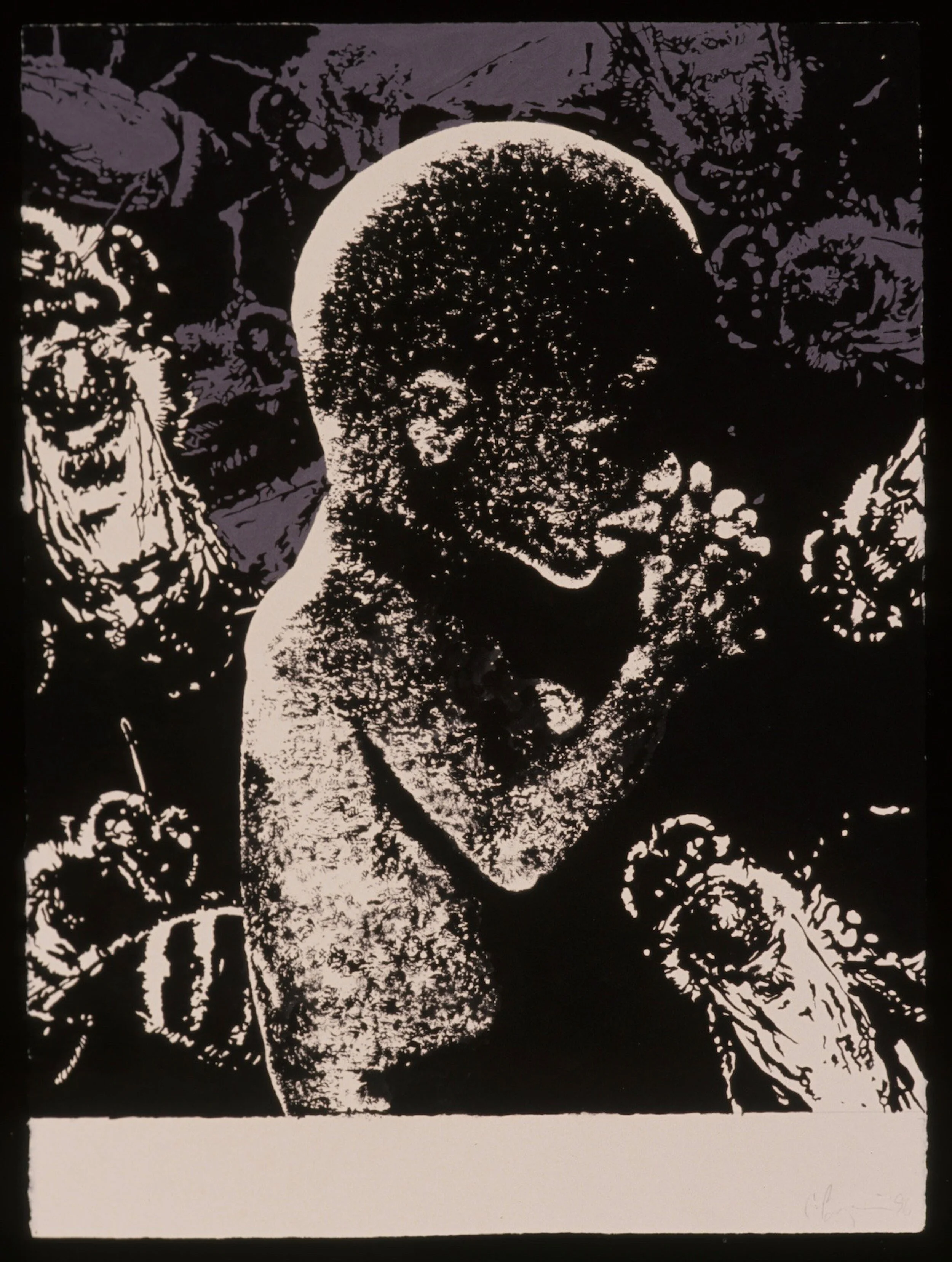 Colony, 1995cel vinyl ink on paper30 x 22 inches