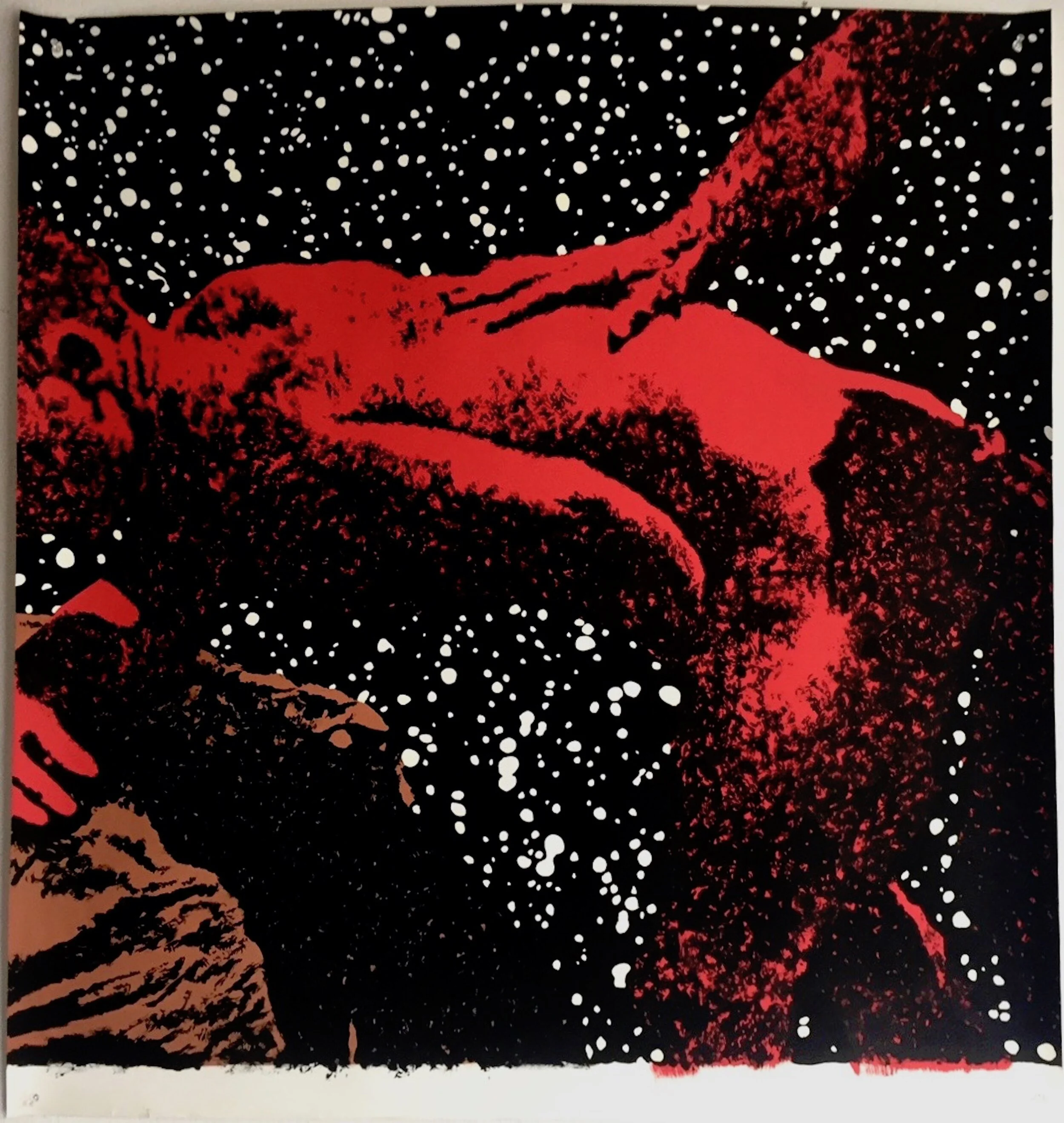 Spell, 1996/7cel vinyl ink on paper40 x 39 inches