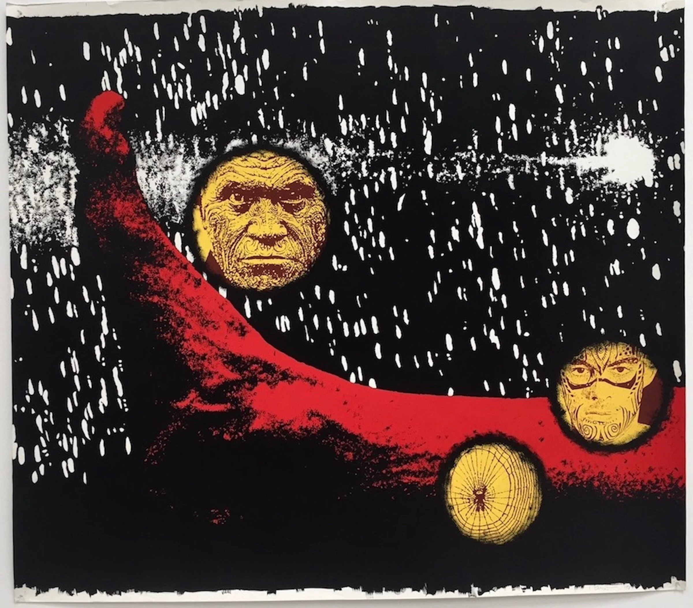 Weightless, 1997cel vinyl ink on paper60 x 67 inches