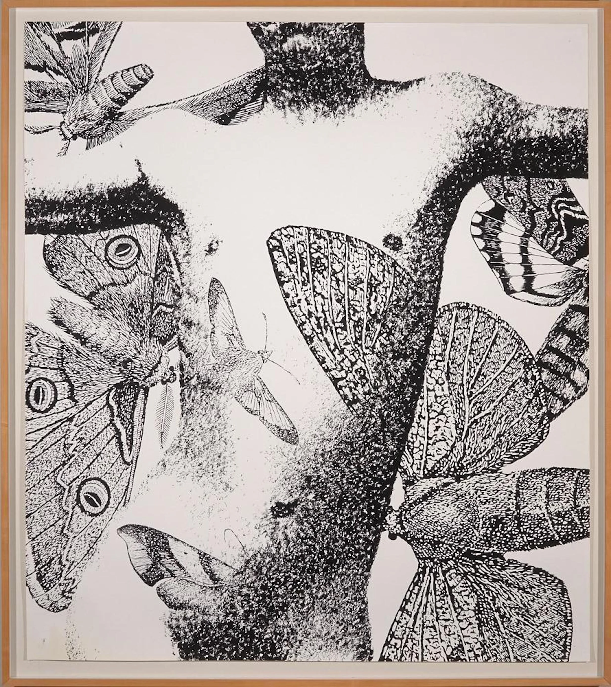 Flame, 1997cel vinyl ink on paper76 x 64 inchesCollection: Nora Eccles Harrison Museum of Art, Utah State University, Logan, Utah