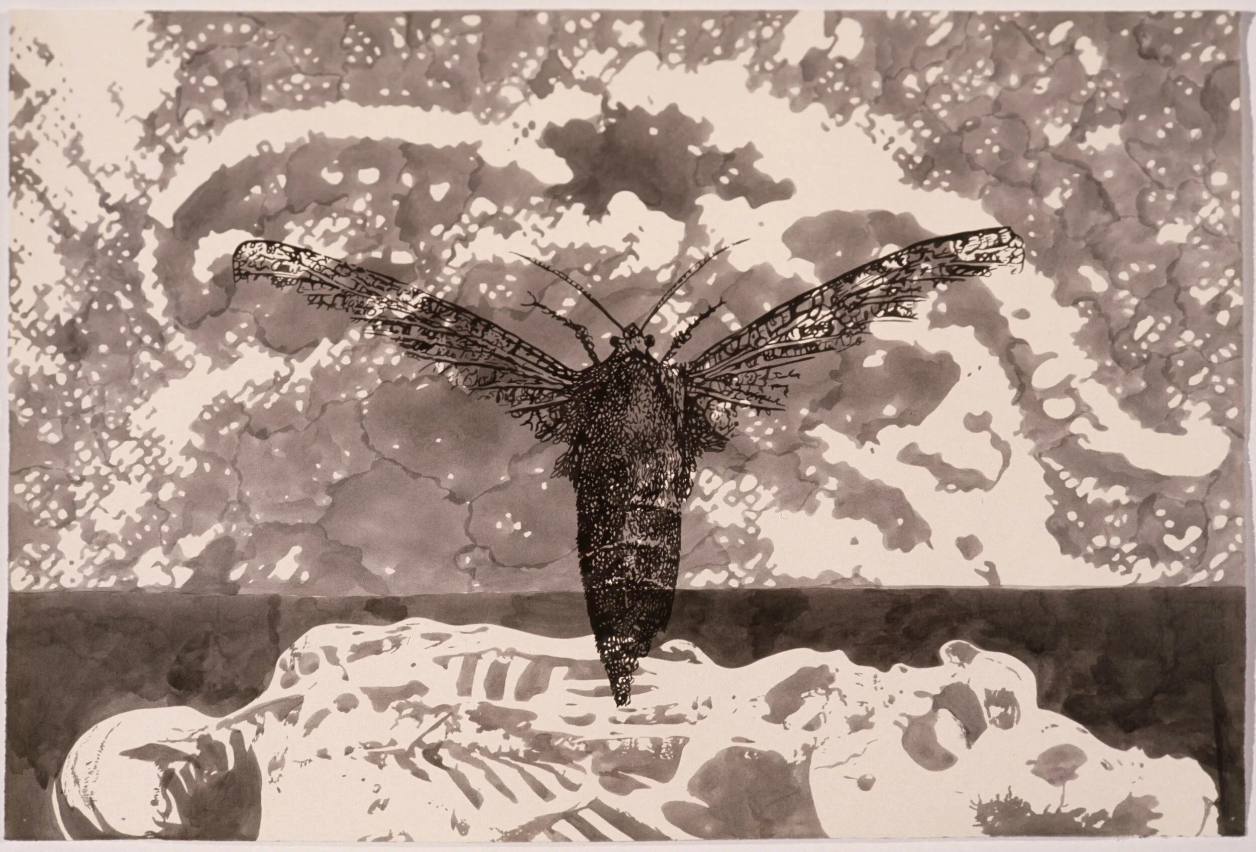 Untitled, 1994cel vinyl ink on paper22 x 30 inches
