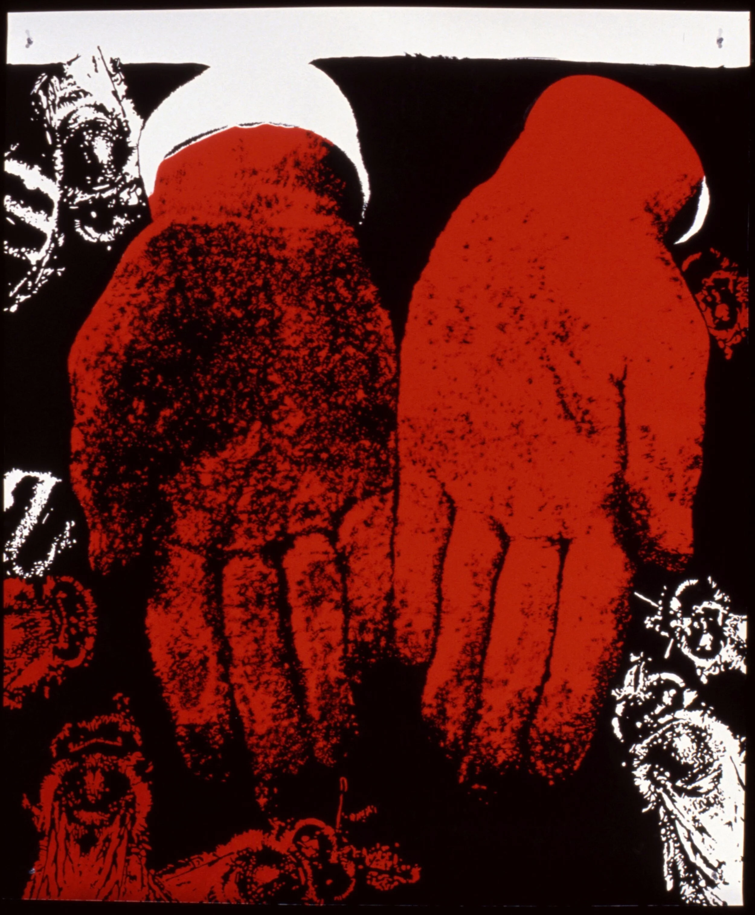 Offering, 1996cel vinyl ink on paper75 x 60 inches