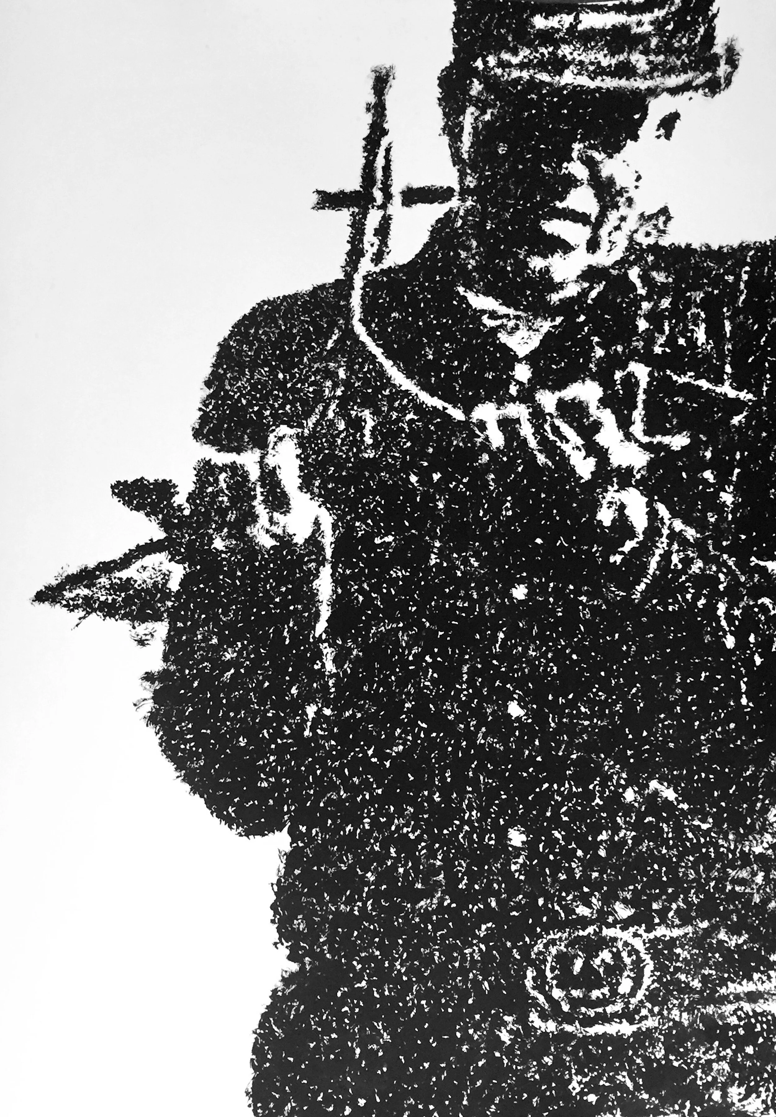 Witcher #2, 1997cel vinyl ink on paper40 x 30 inches