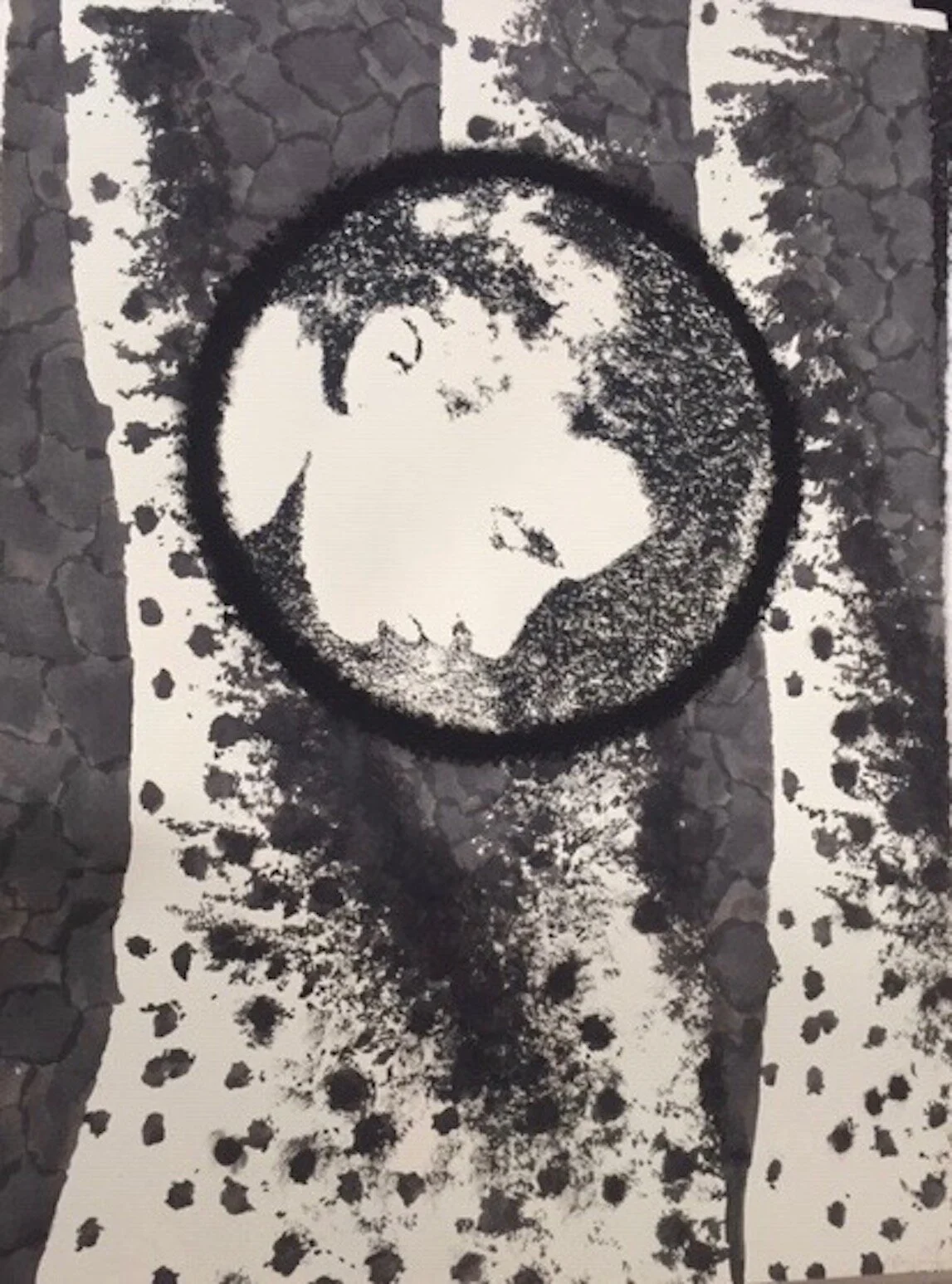 Sleep, 1994cel vinyl ink and graphite on paper30 x 22 inches