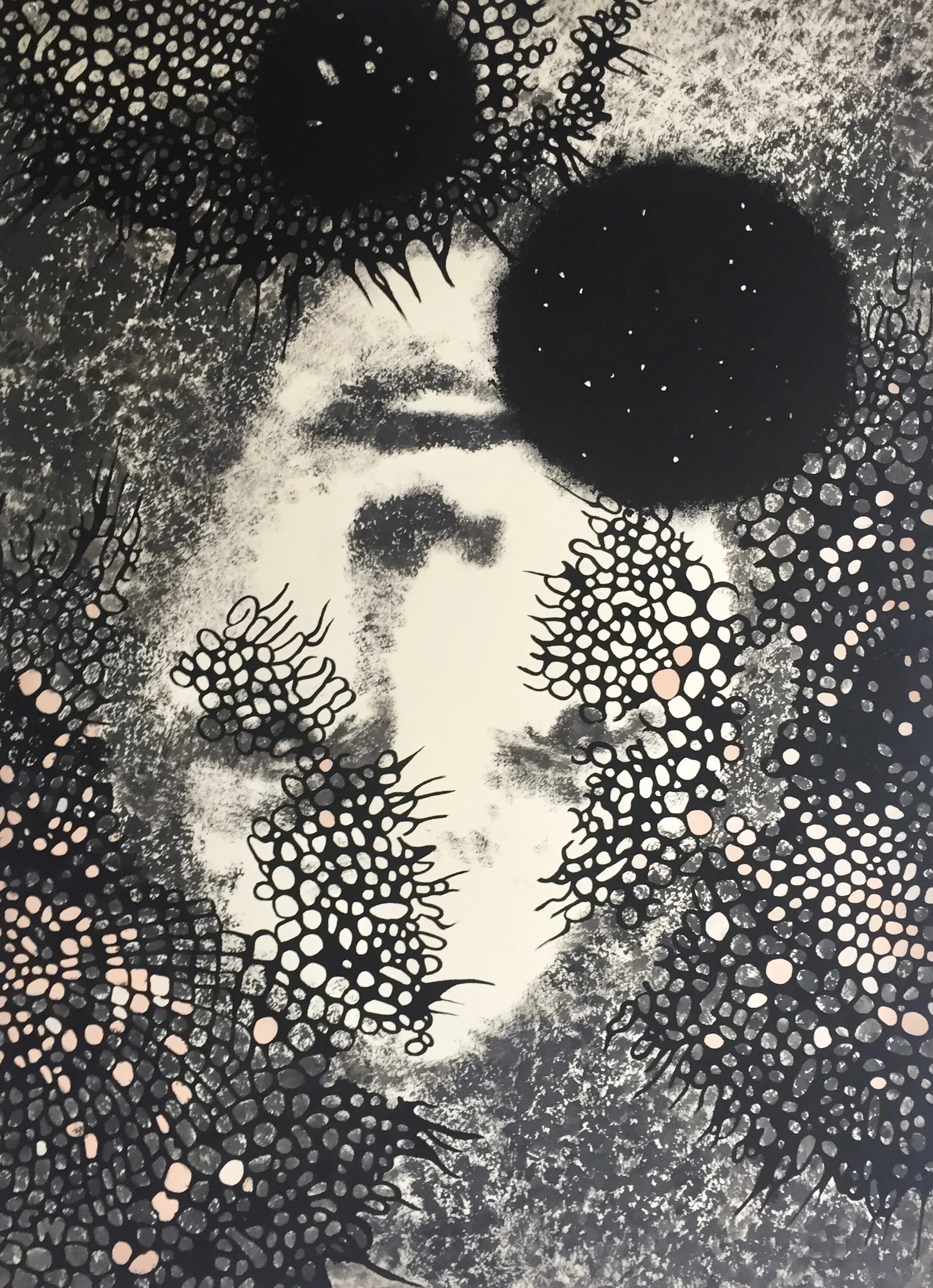 Untitled, 1996India ink, cel vinyl ink on paper30 x 22 inches