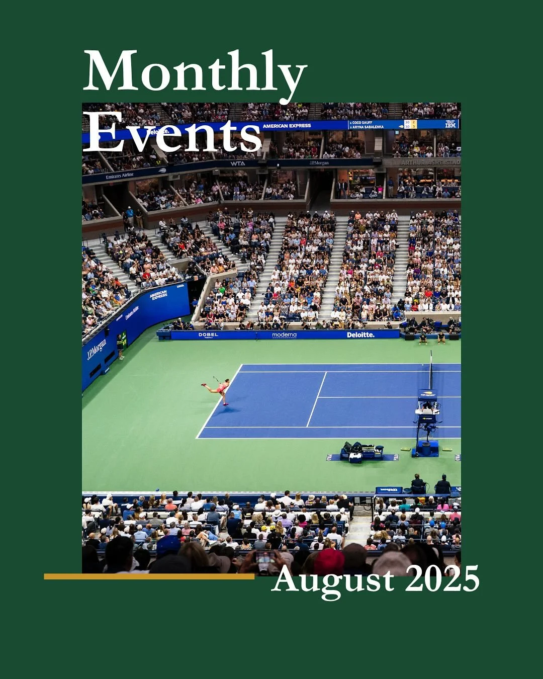 Our upcoming events for the August and September! πΎβοΈ
Check the link for more details: https://www.birchwoodtennis.com/events
Can’t wait to see you at the courts!